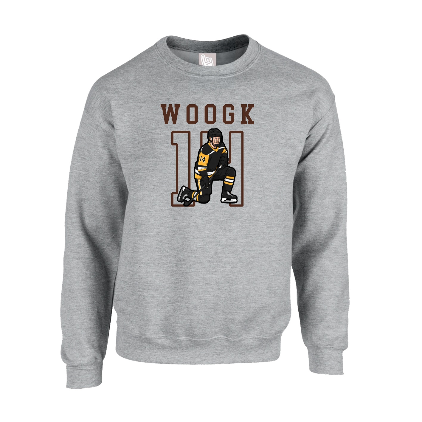 Fleece Crew — Shirsey in Grey