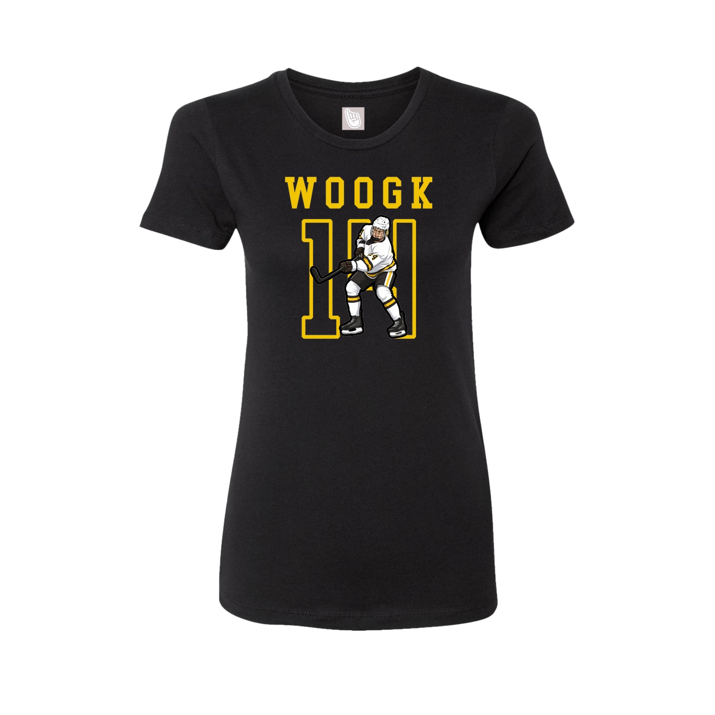 Fitted Women's Tee — Shirsey in Black