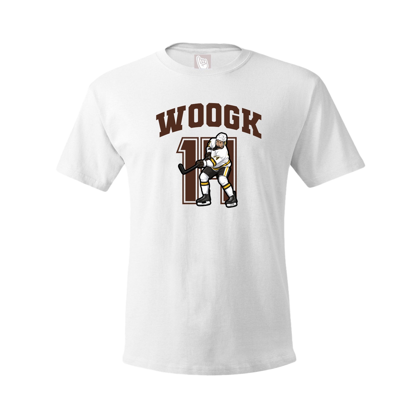 Youth Tee — Number in White
