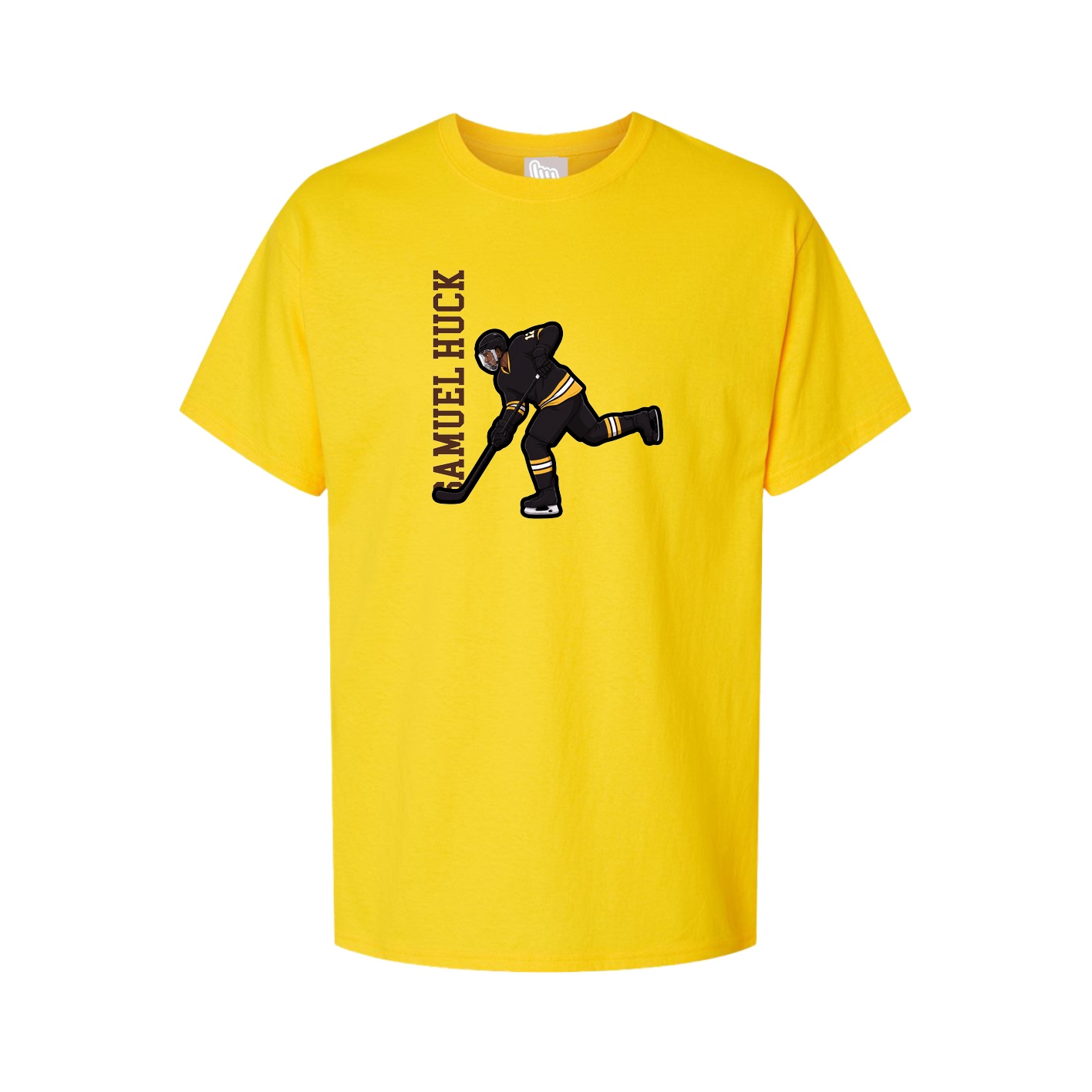 Tee — Name Vertical in Gold