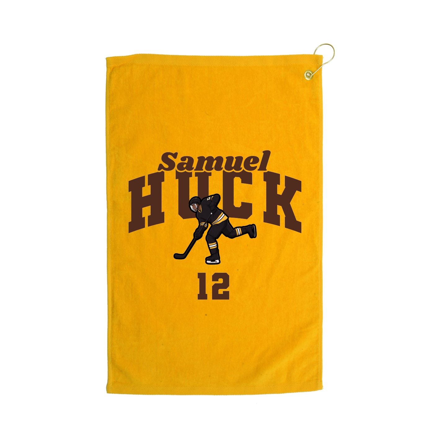 Golf Towel — Signature Arch in Gold