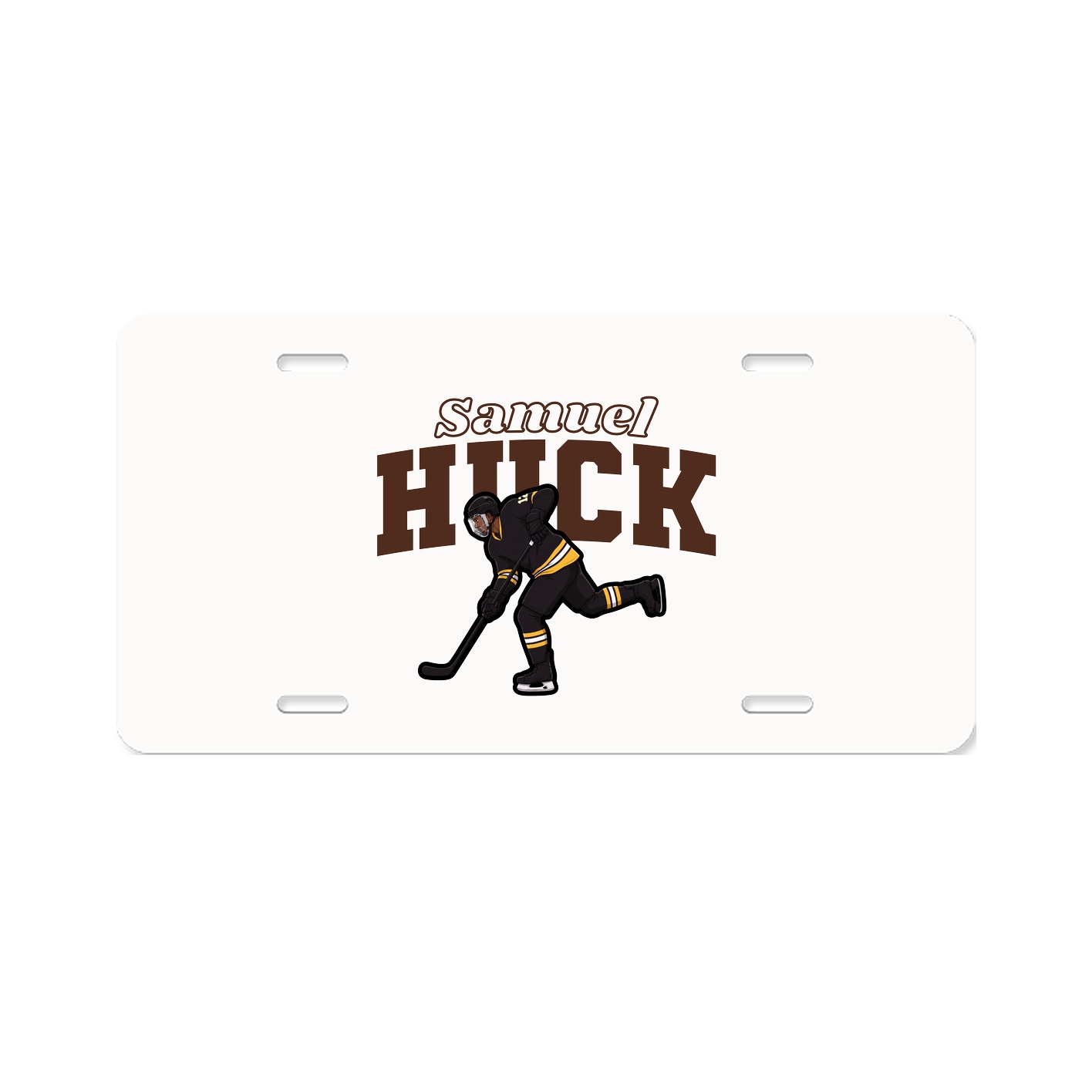 License Plate — Name Arch in Classic