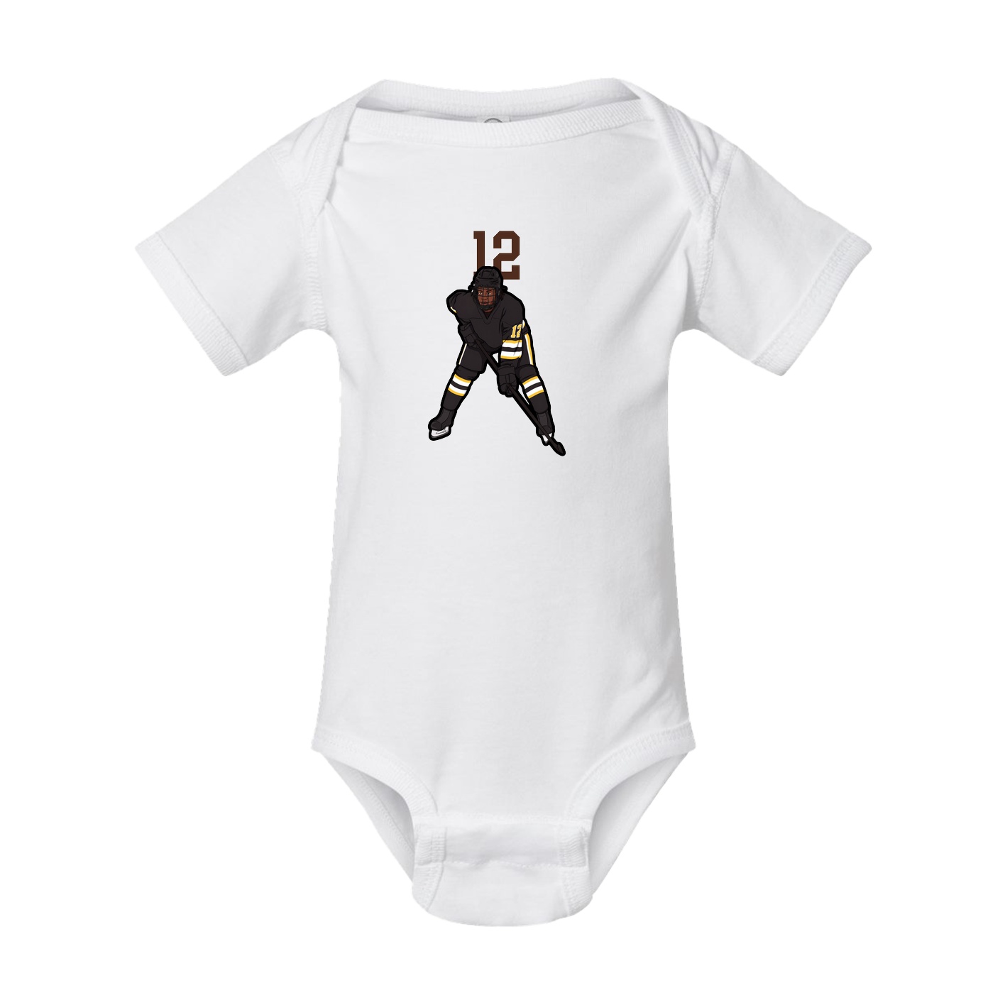 Baby Onesie — Number Top in White