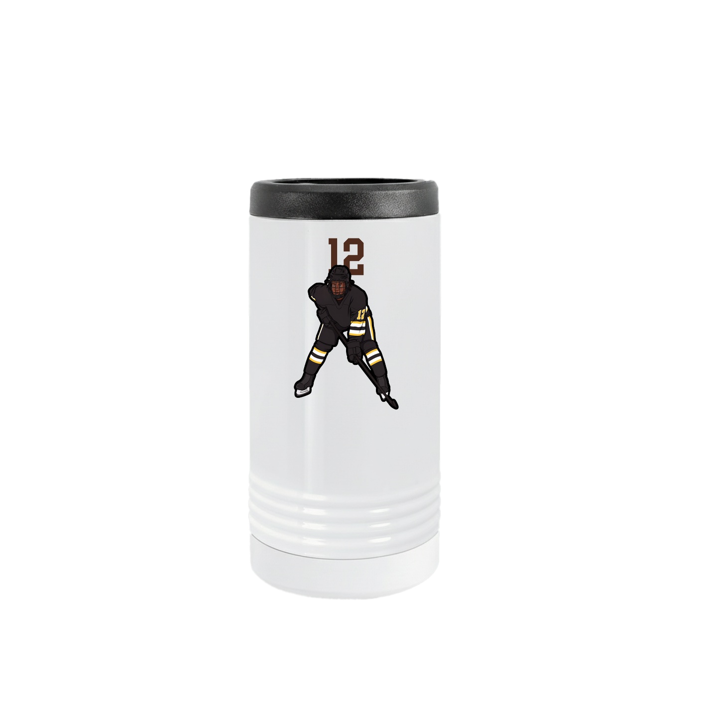 Slim Beverage Holder — Number Top in White
