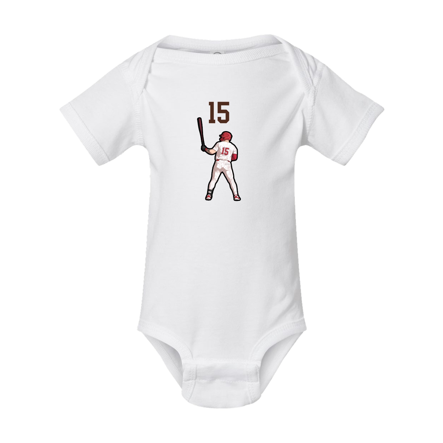 Baby Onesie — Number Top in White