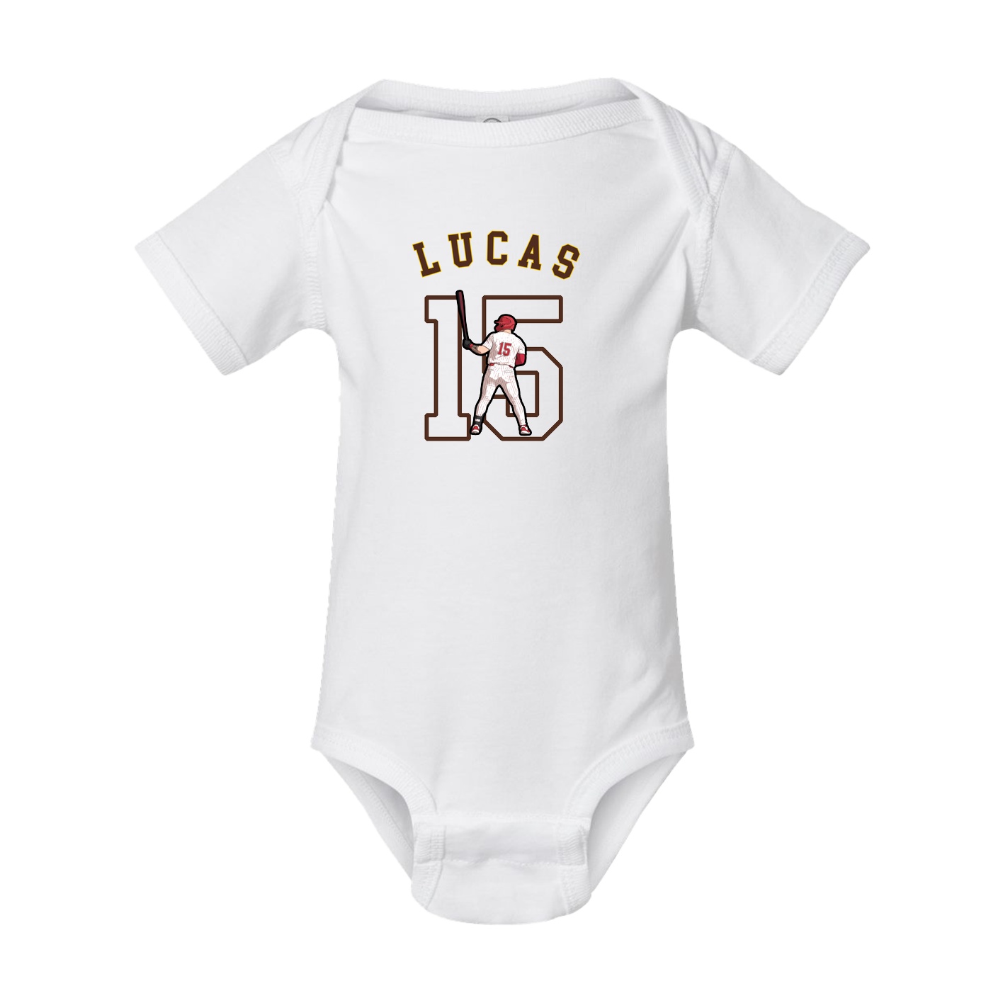 Baby Onesie — Shirsey Arch in White