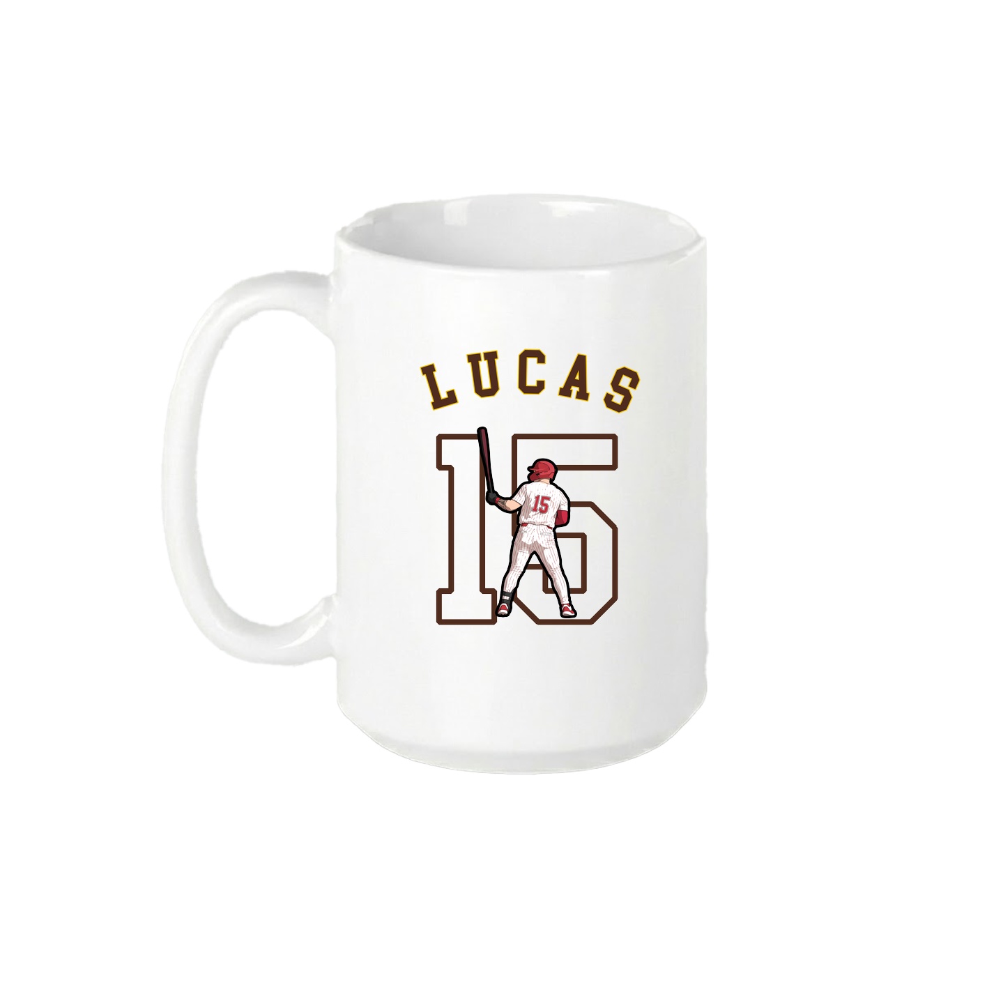 15oz Coffee Mug — Shirsey Arch in White