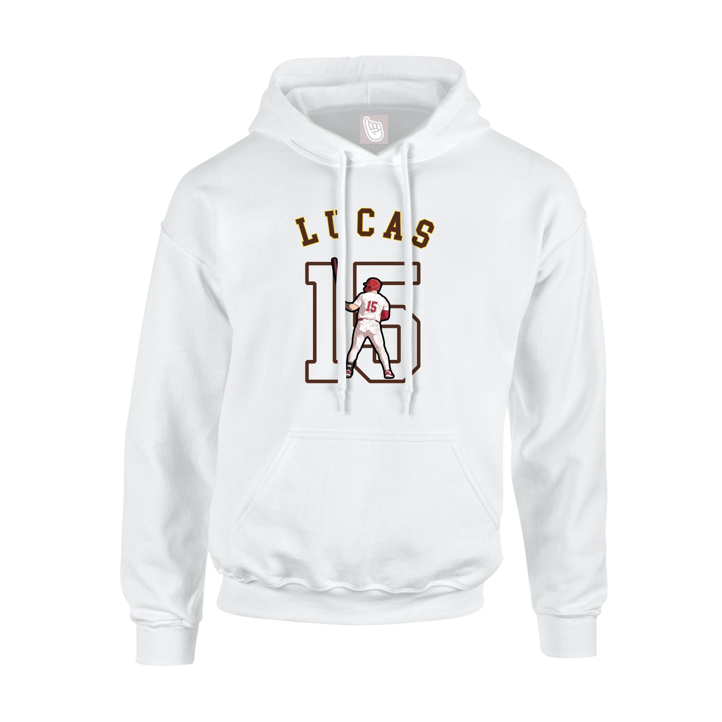 Hoodie — Shirsey Arch in White