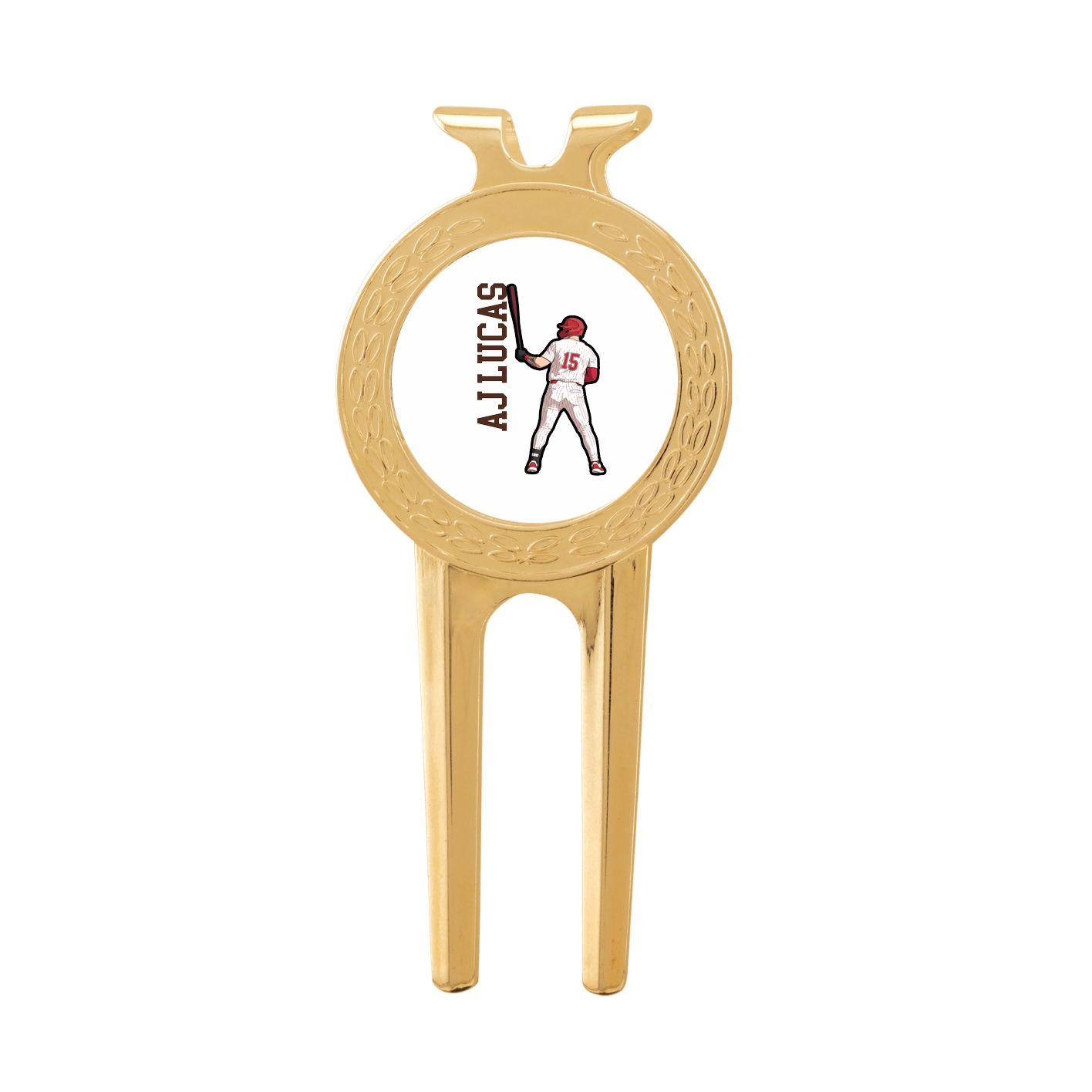 Divot Tool with Ball Marker — Name Vertical in Classic
