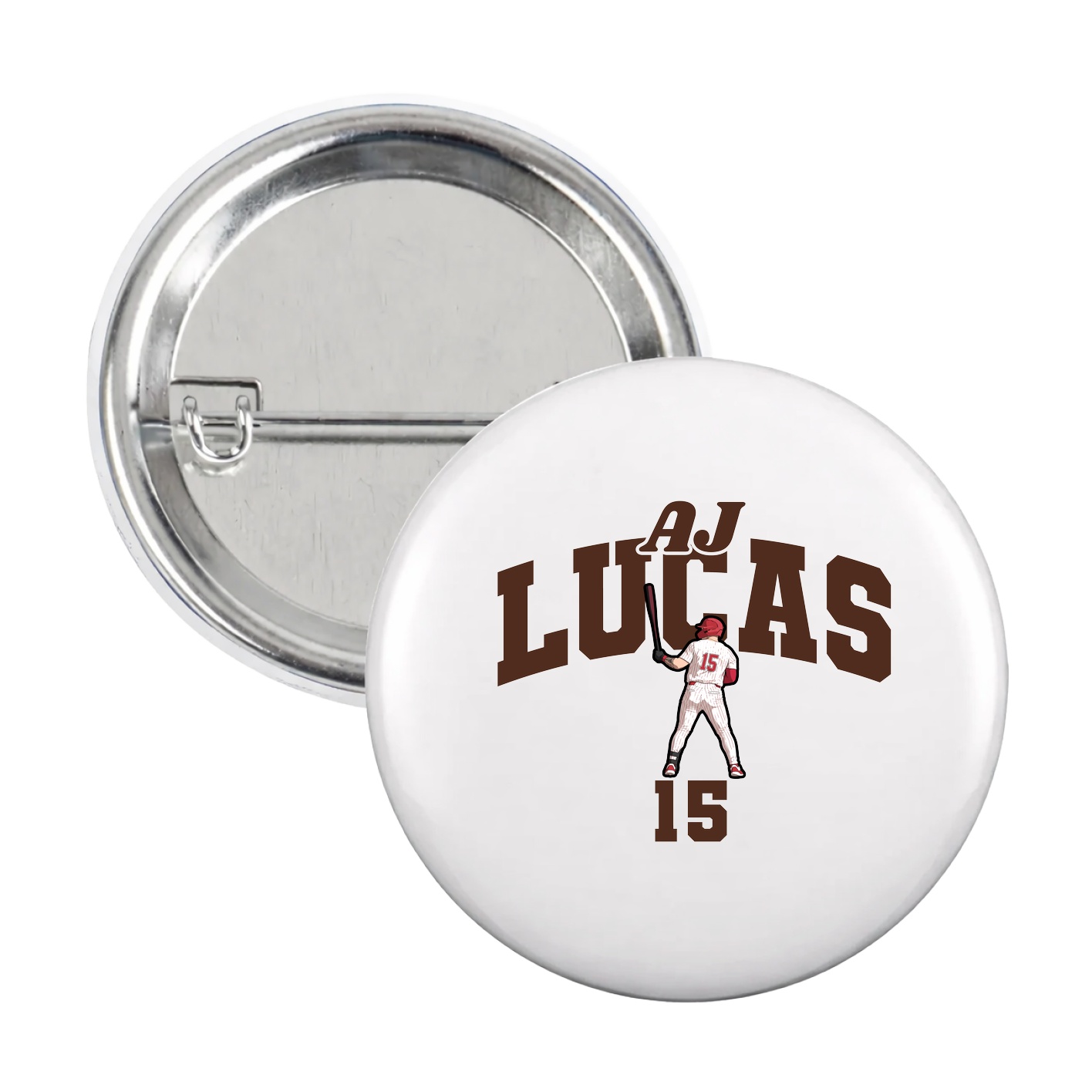 Game Day Button — Signature Arch in White