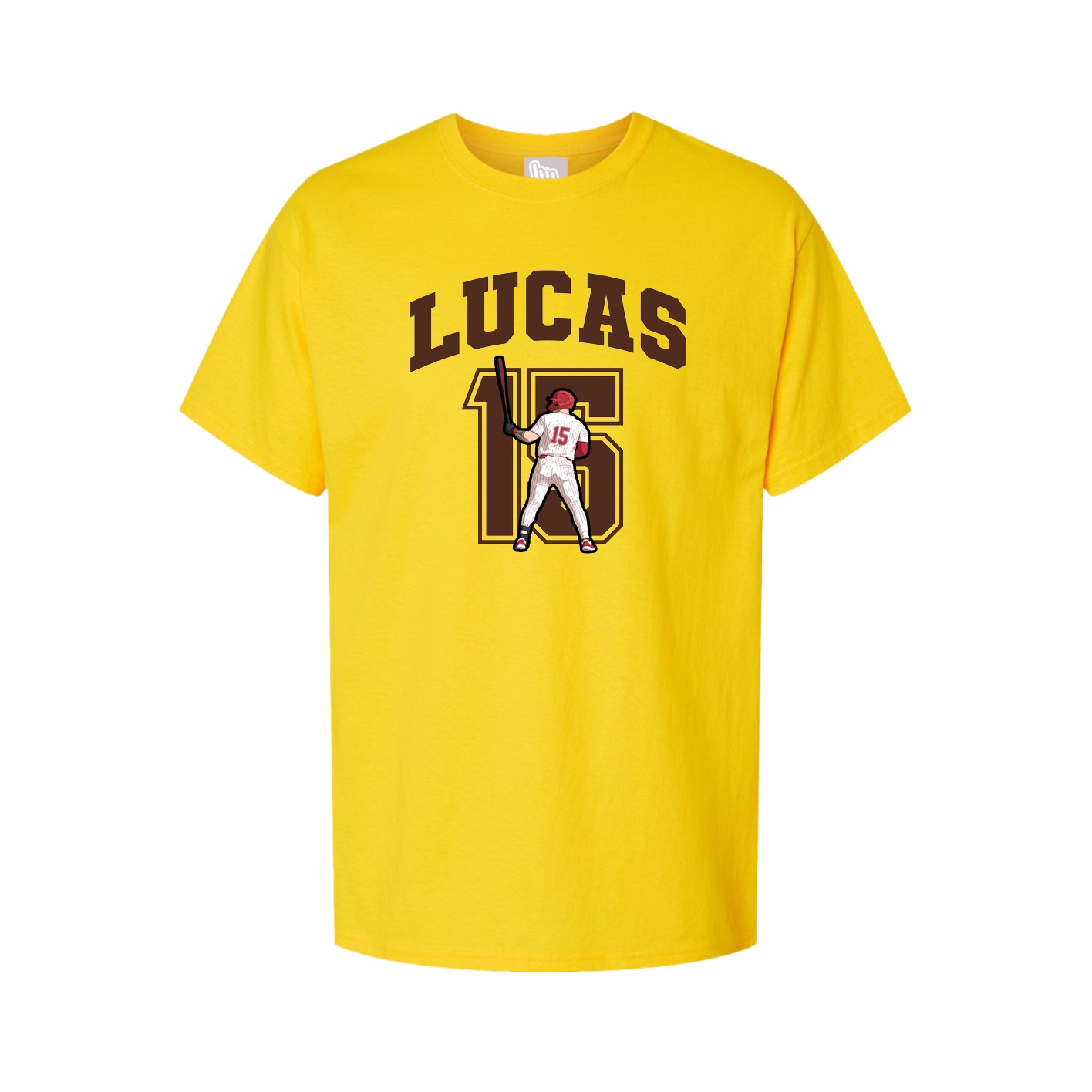 Youth Tee — Number in Gold