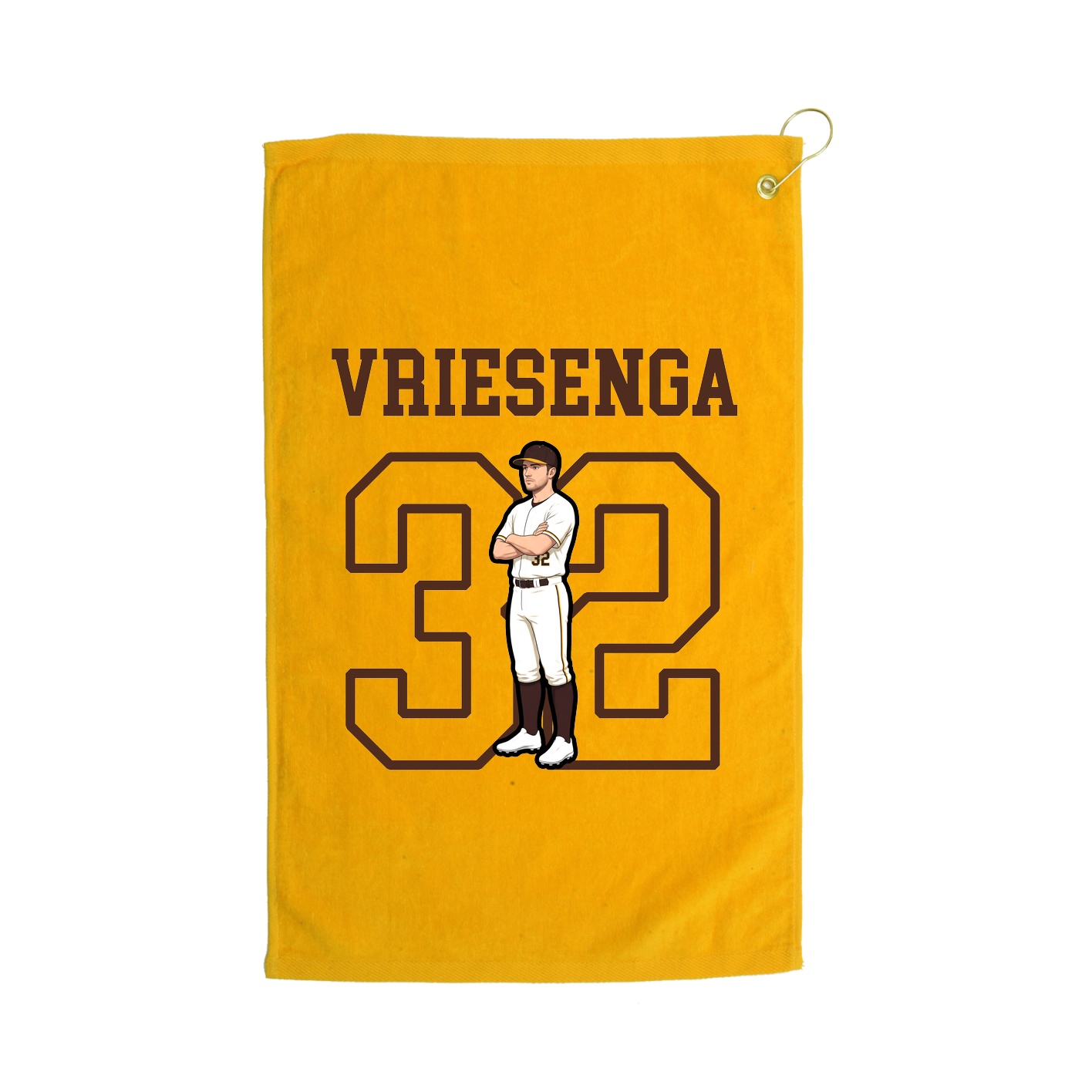 Golf Towel — Shirsey in Gold