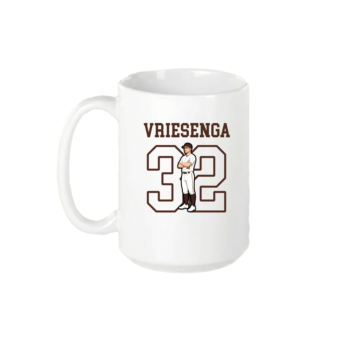 15oz Coffee Mug — Shirsey in White