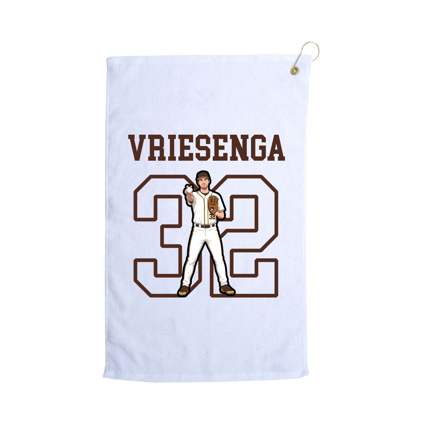 Golf Towel — Shirsey in White