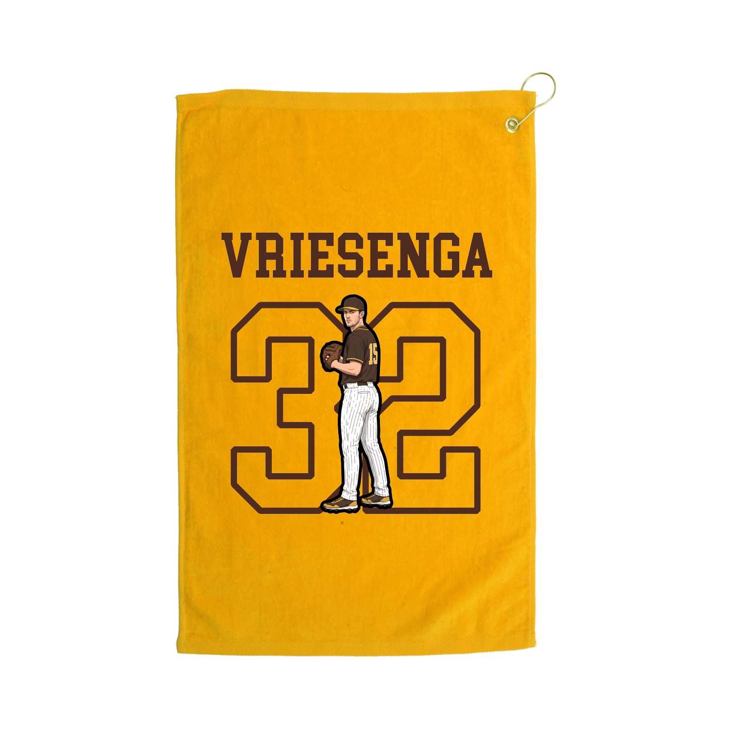 Golf Towel — Shirsey in Gold