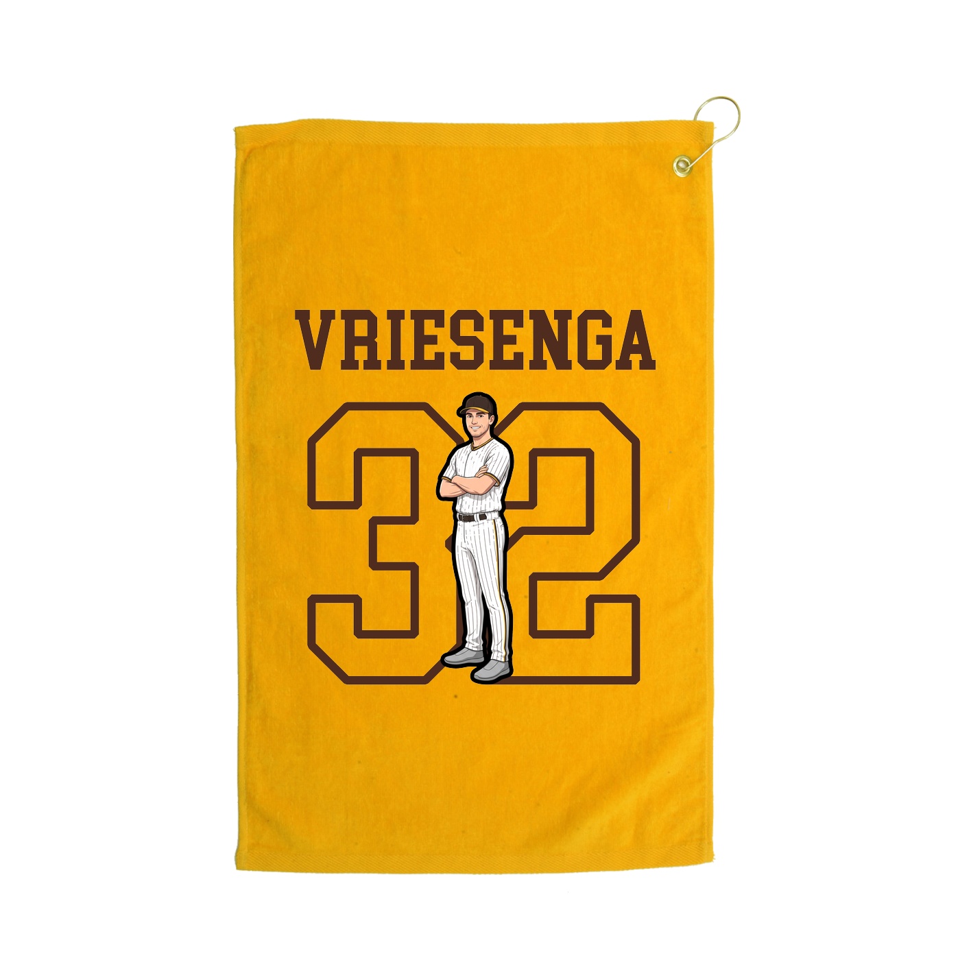 Golf Towel — Shirsey in Gold