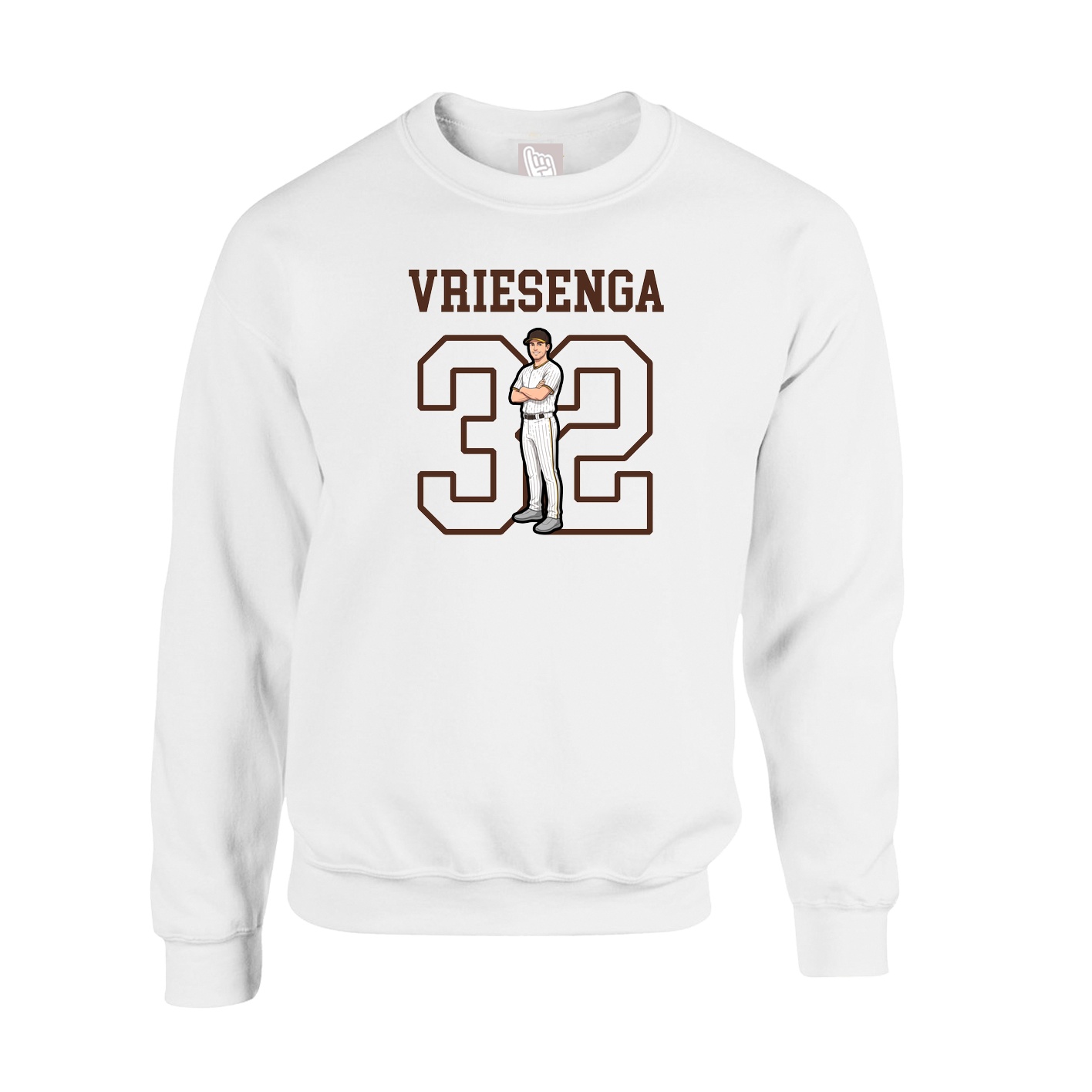 Fleece Crew — Shirsey in White