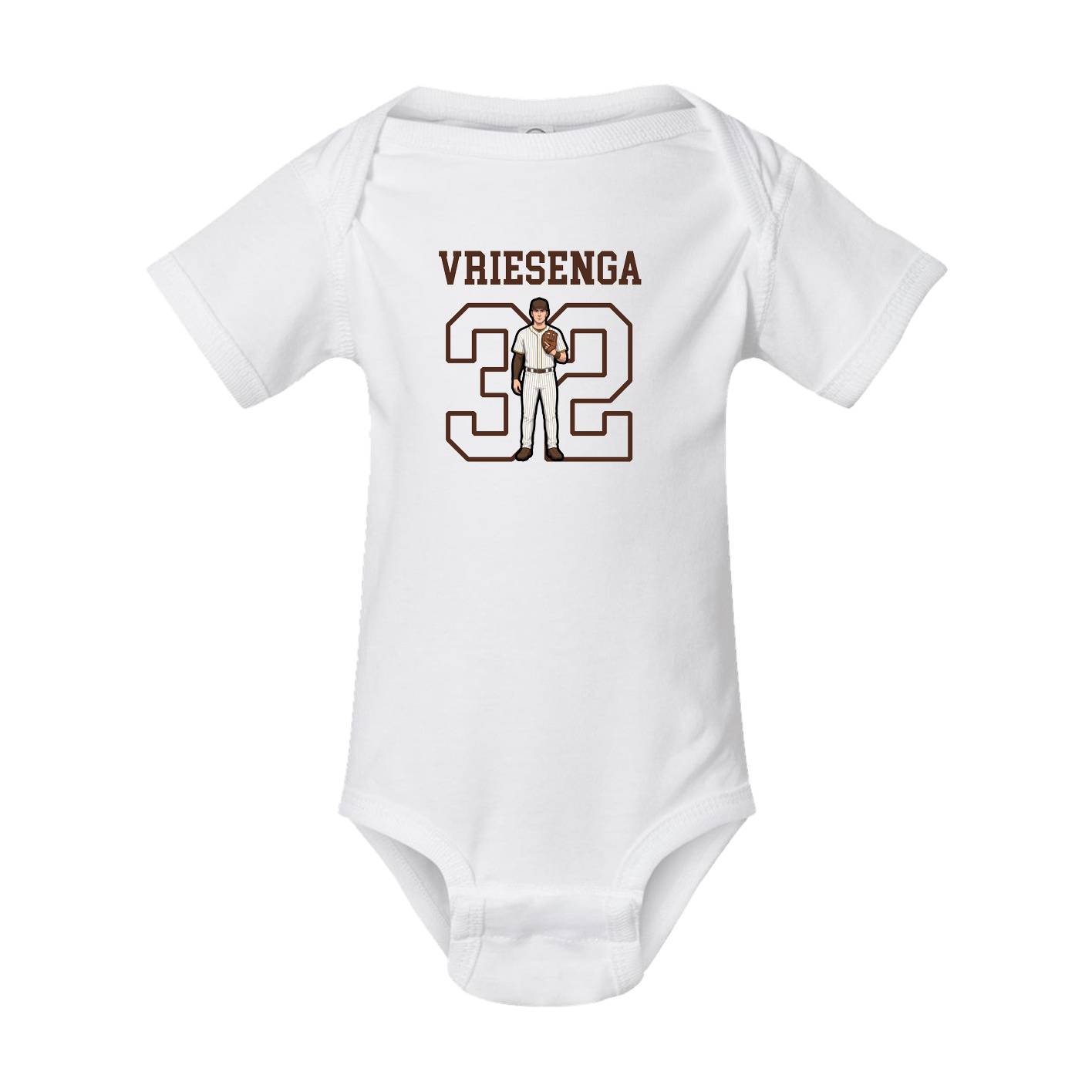 Baby Onesie — Shirsey in White