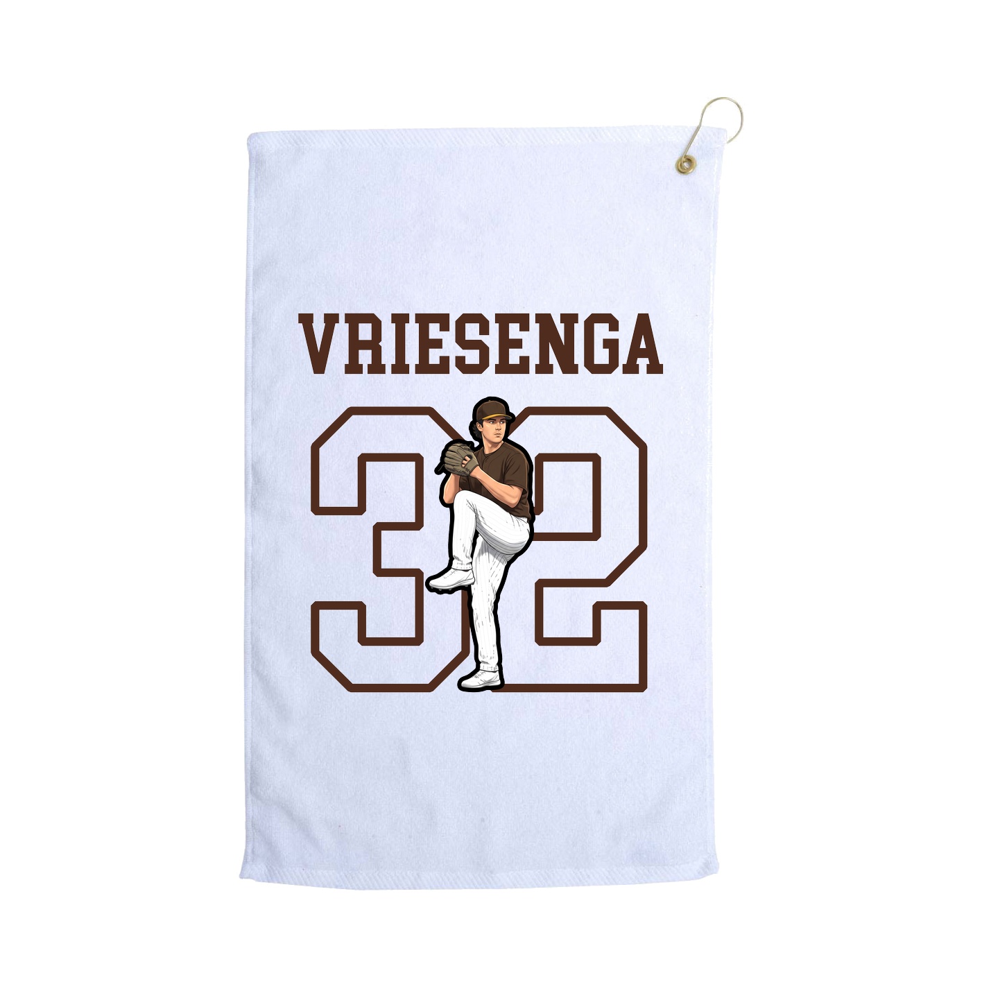 Golf Towel — Shirsey in White