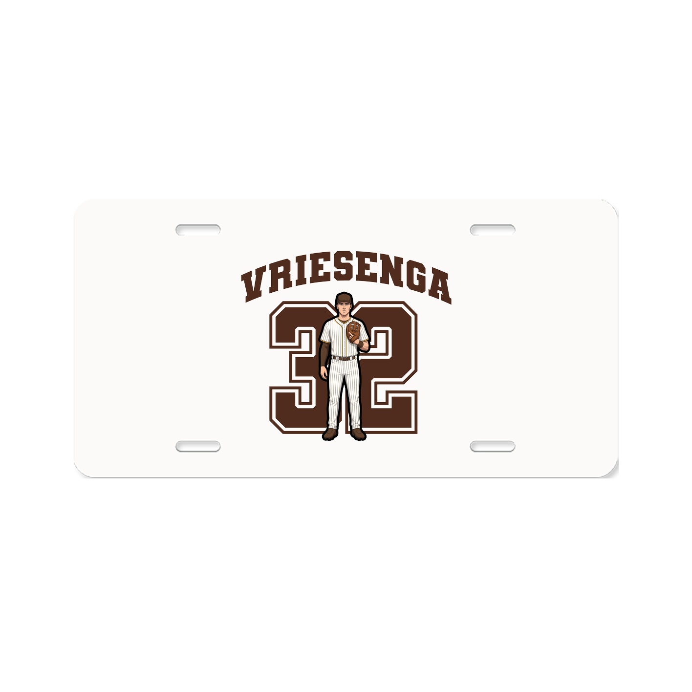 License Plate — Number in Classic
