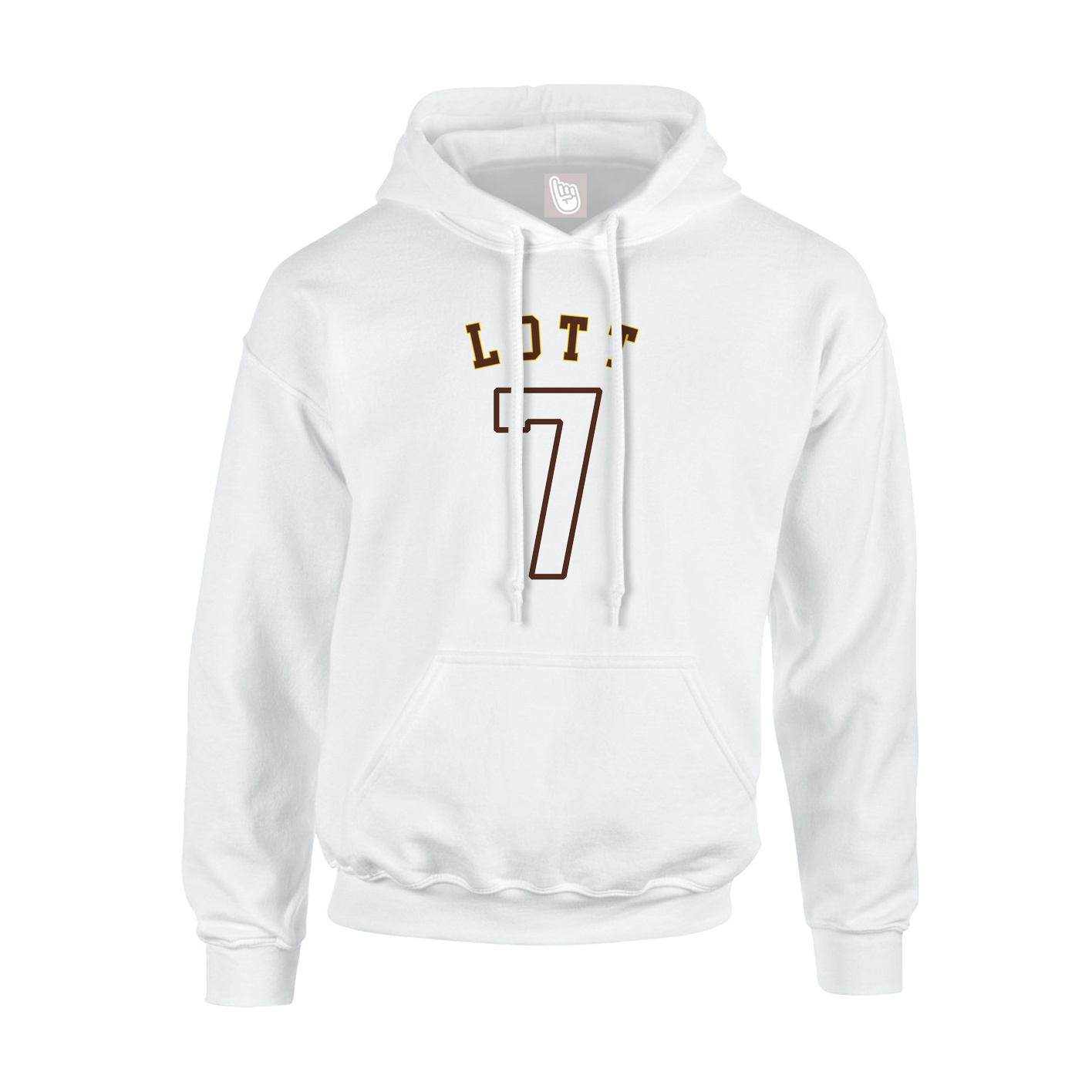 Hoodie — Shirsey Arch in White