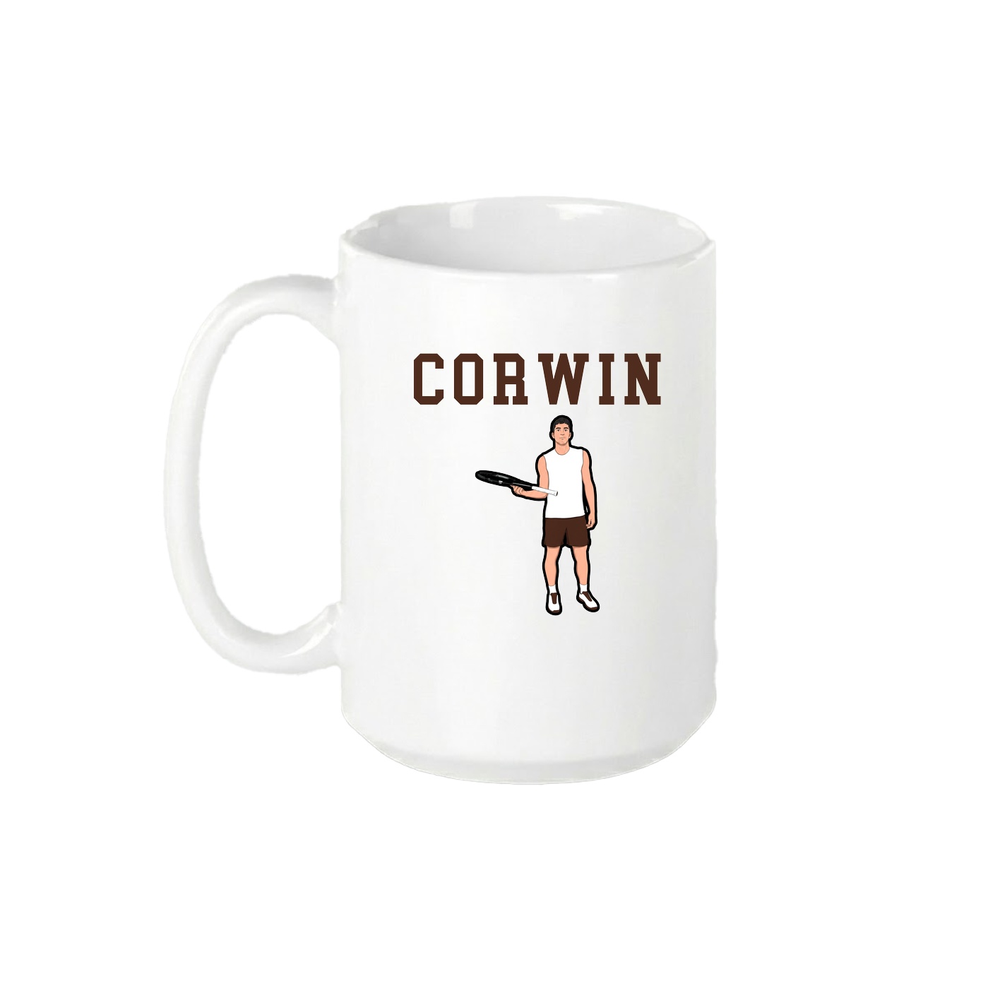 15oz Coffee Mug — Shirsey in White