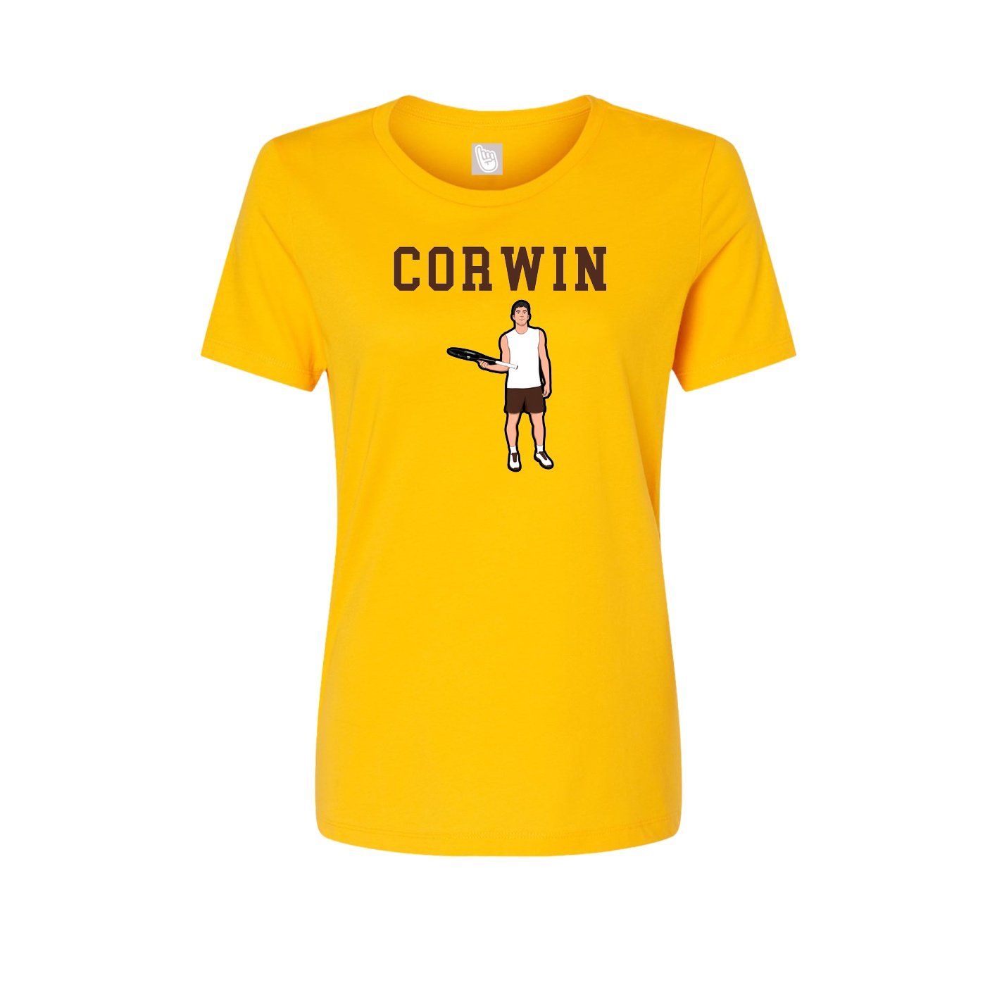 Fitted Women's Tee — Shirsey in Gold
