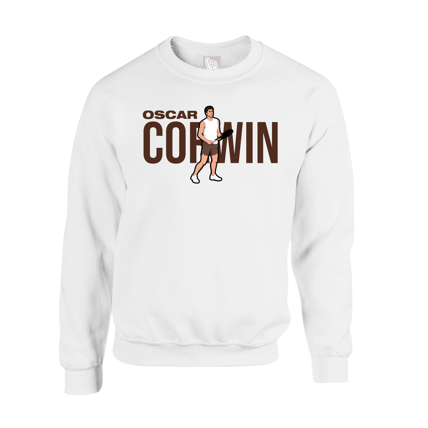 Fleece Crew — Player Name in White