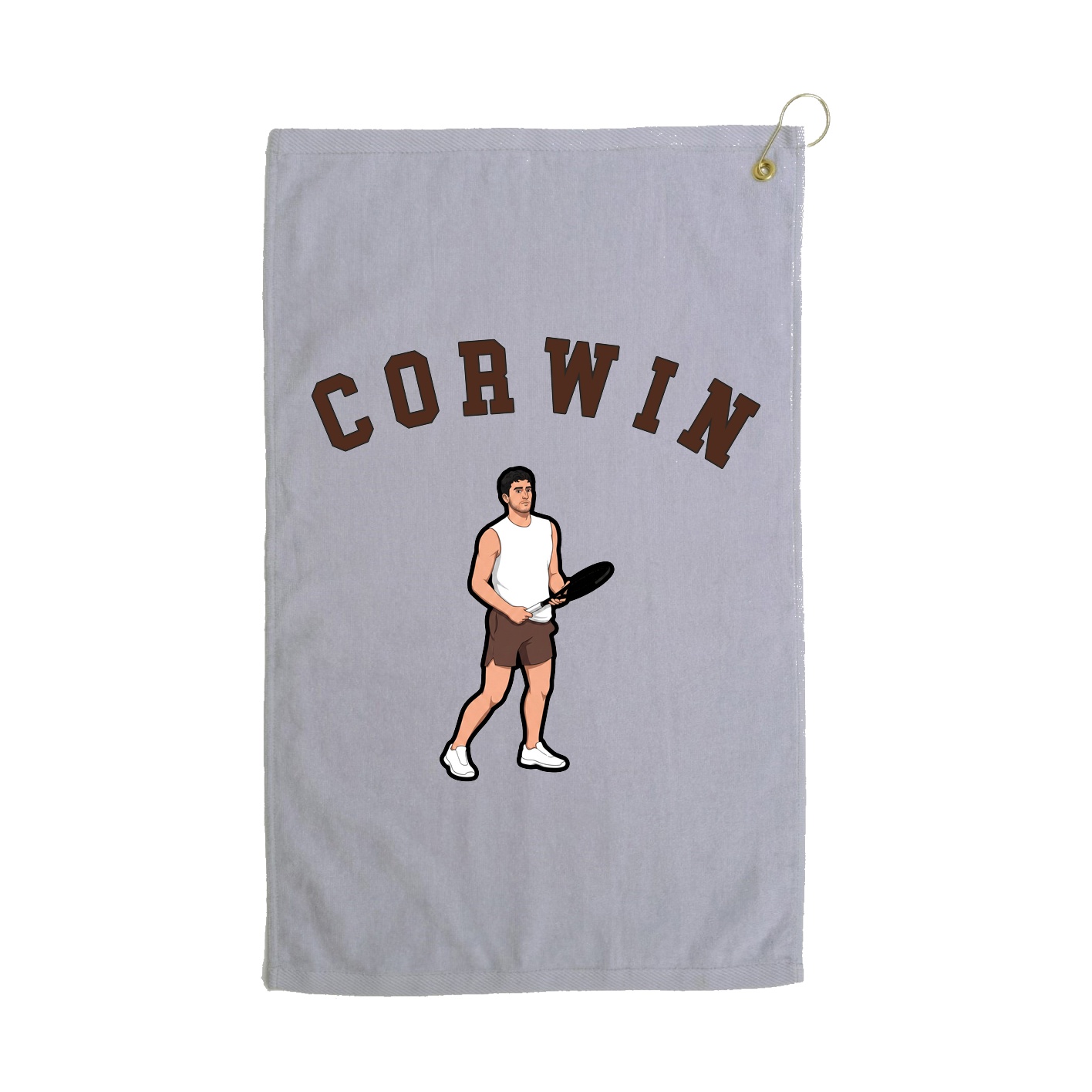 Golf Towel — Shirsey Arch in Grey