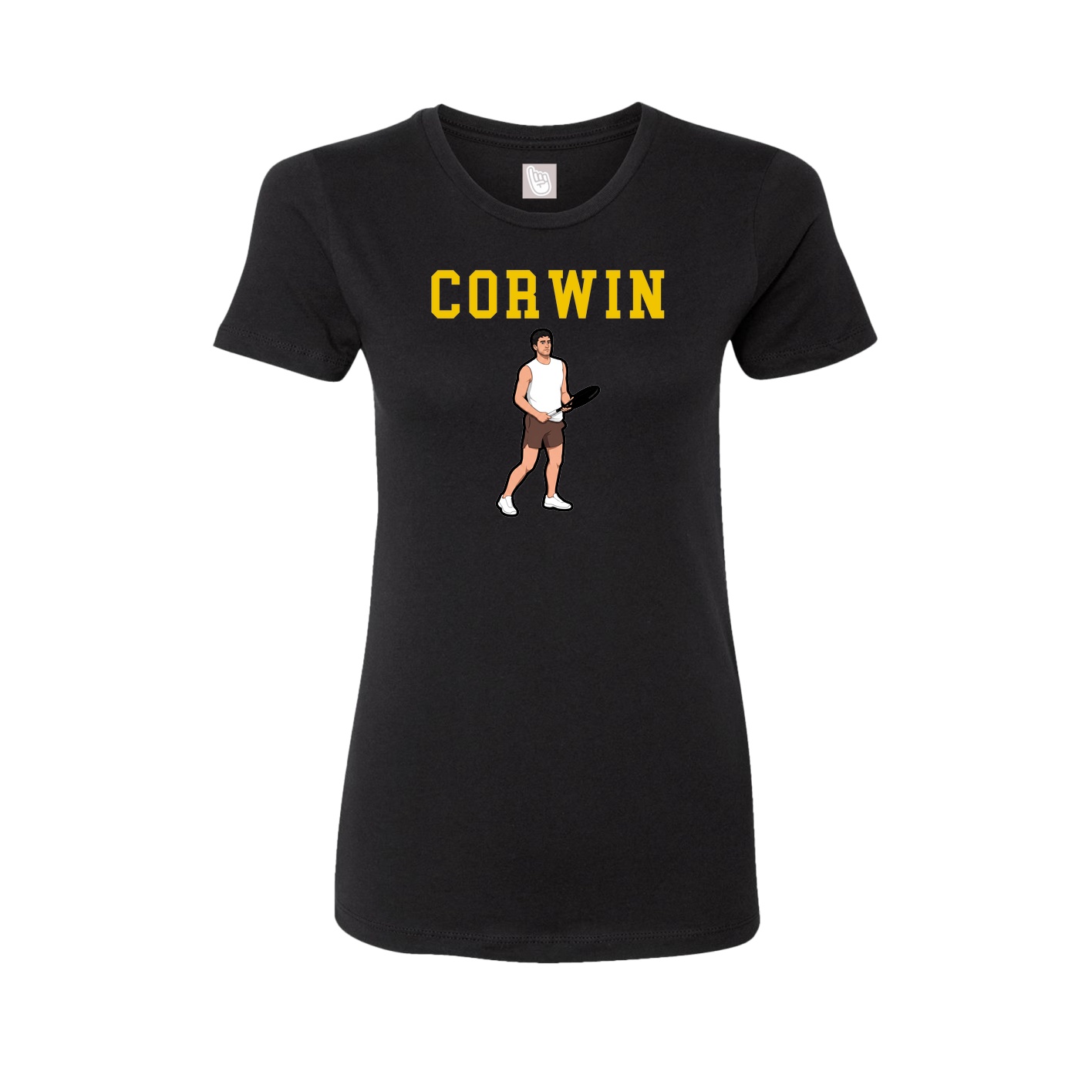 Fitted Women's Tee — Shirsey in Black