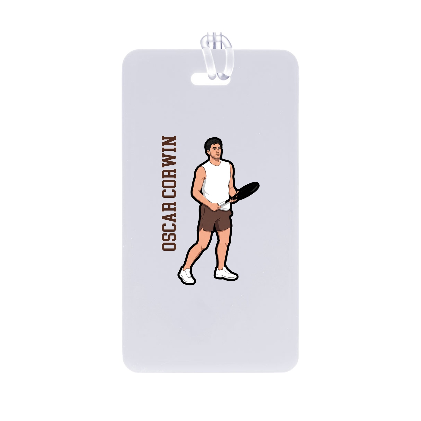 Bag Tag — Name Vertical in Classic