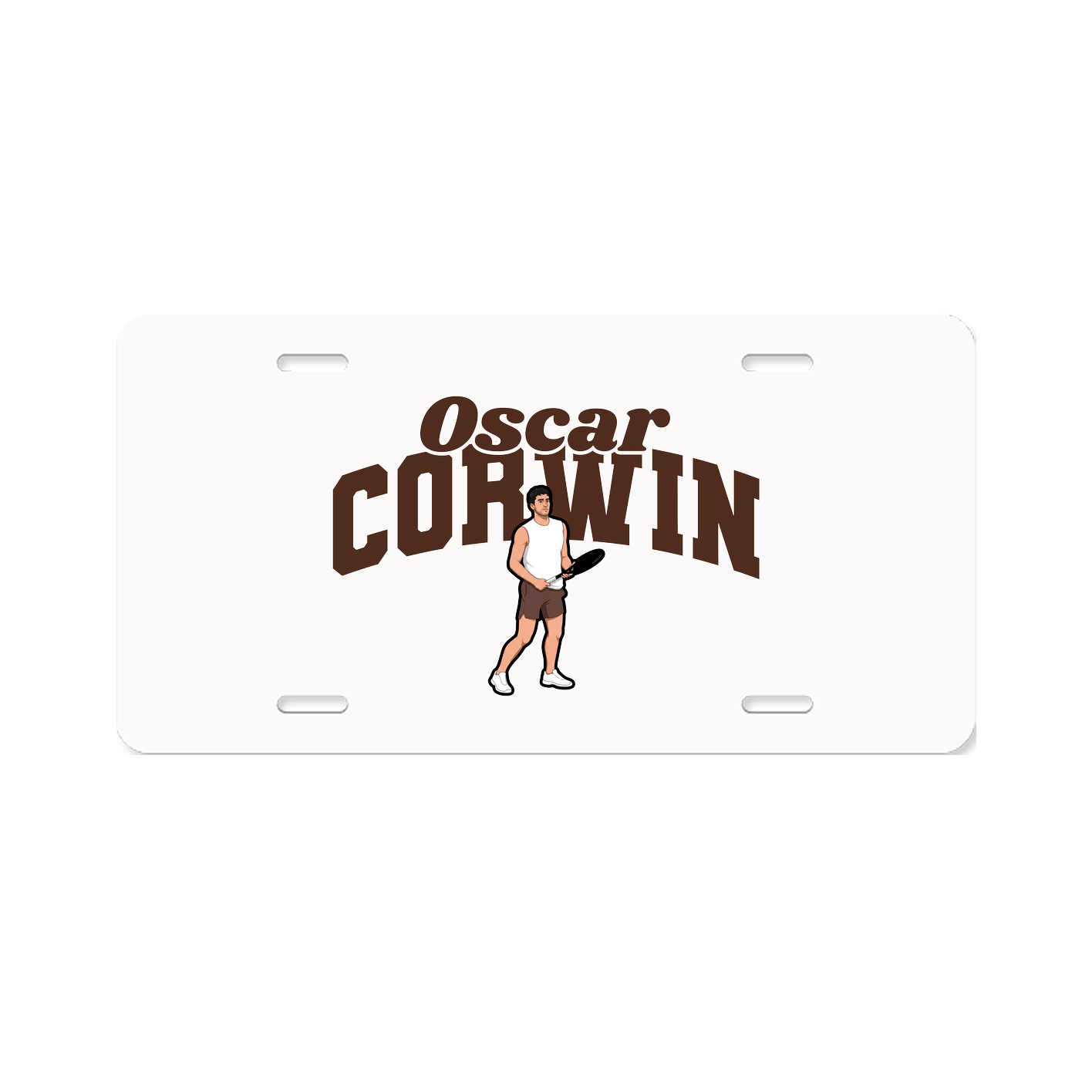 License Plate — Signature Arch in Classic