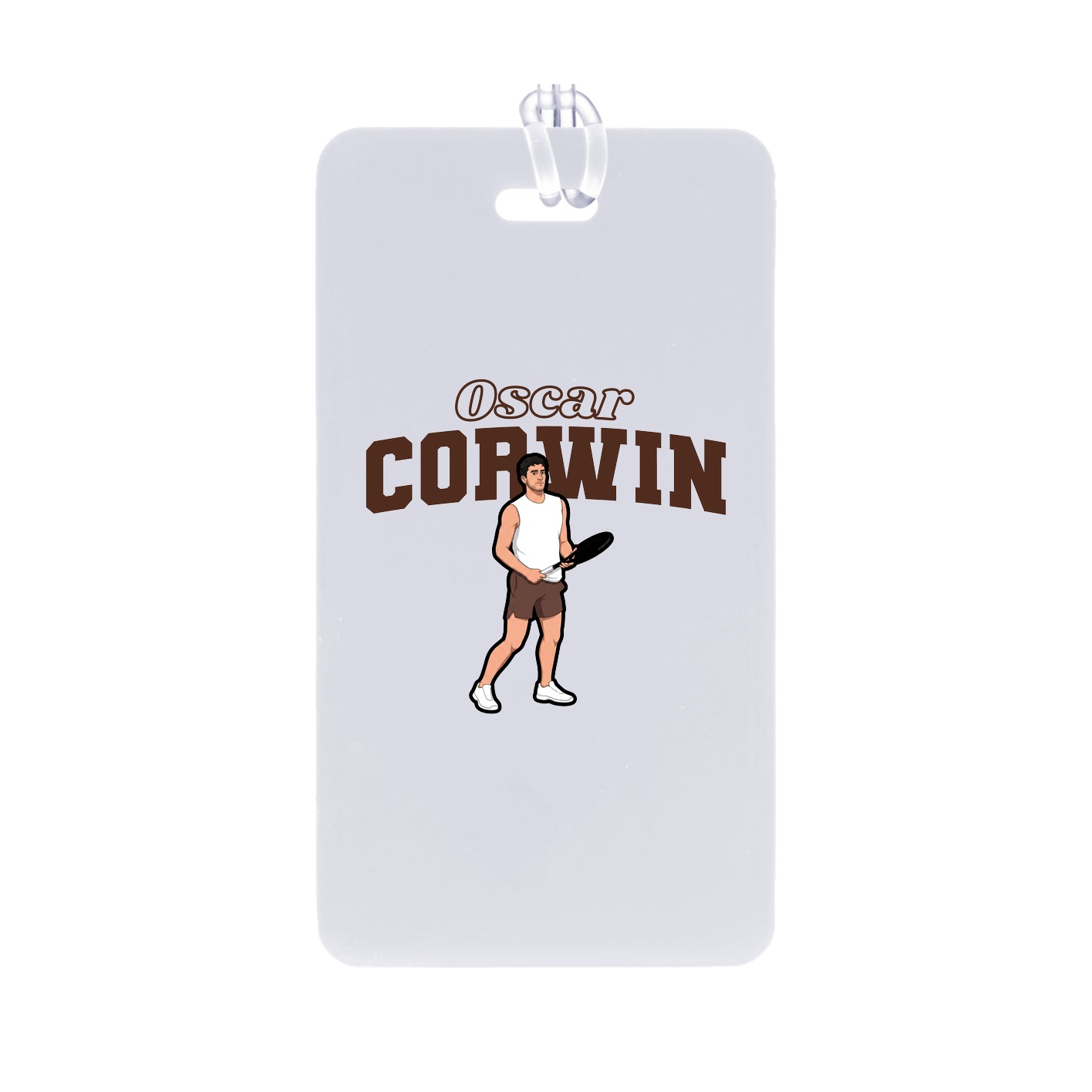 Bag Tag — Name Arch in Classic