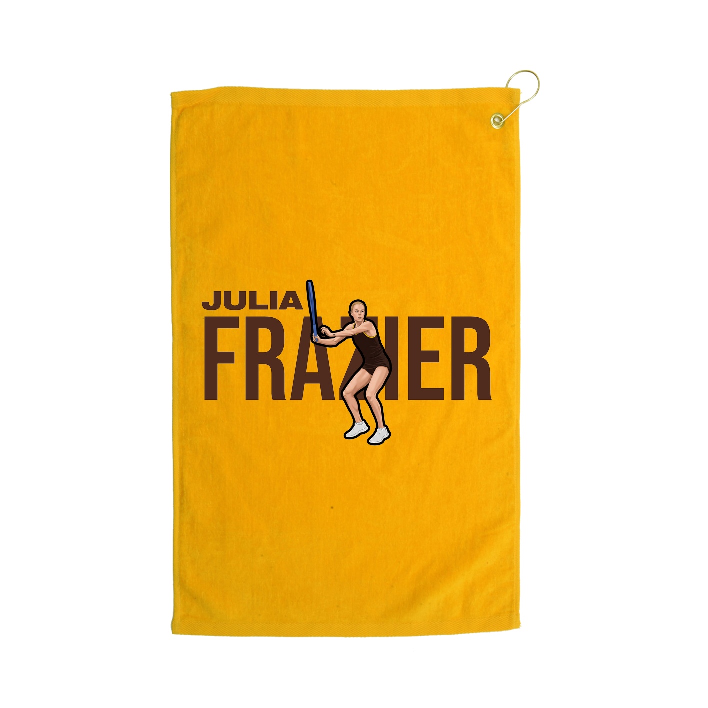Golf Towel — Player Name in Gold