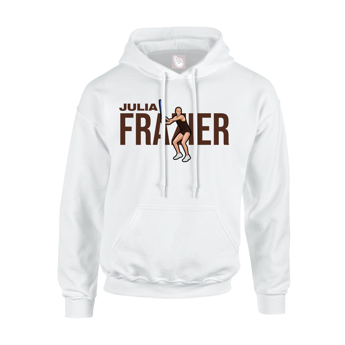 Hoodie — Player Name in White