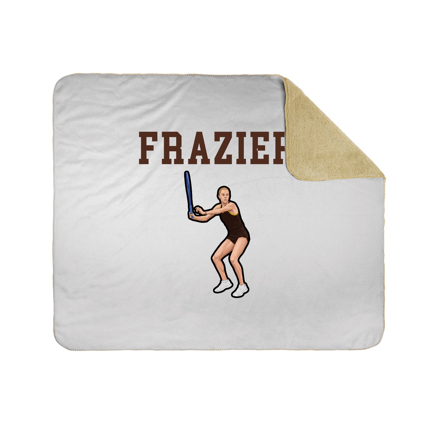 Throw Blanket — Shirsey in White
