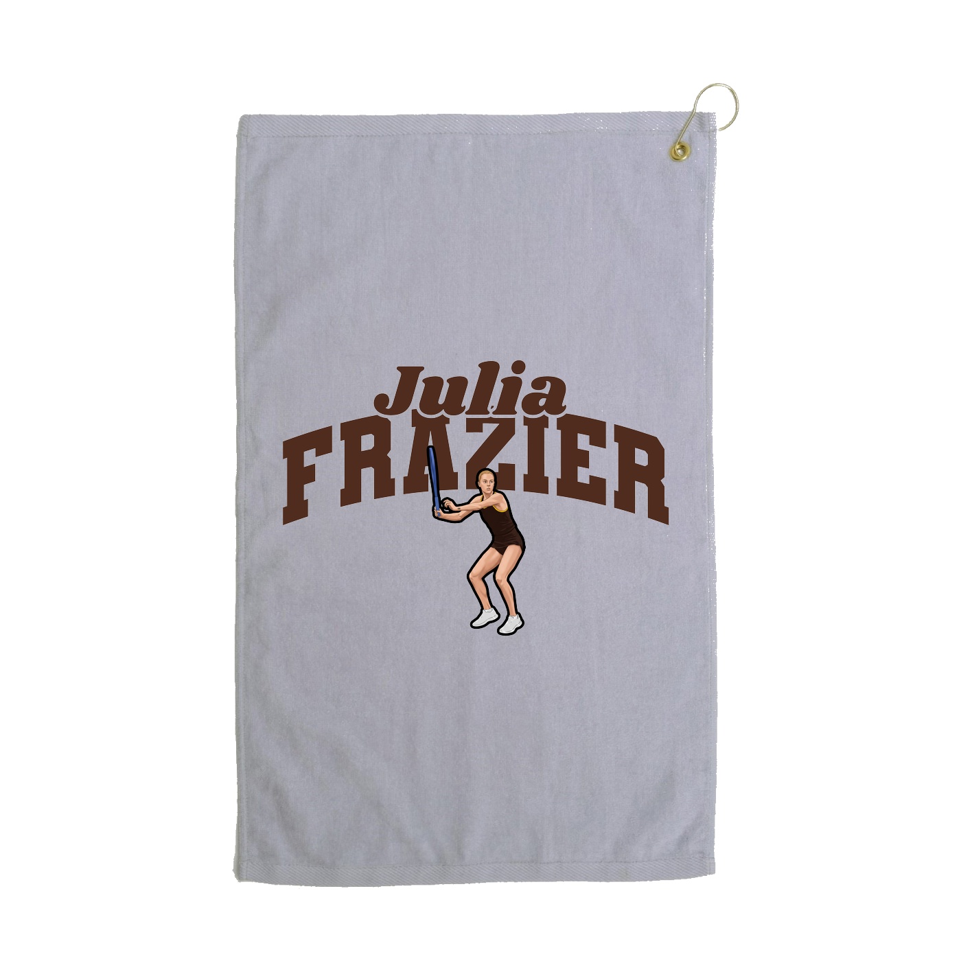 Golf Towel — Signature Arch in Grey