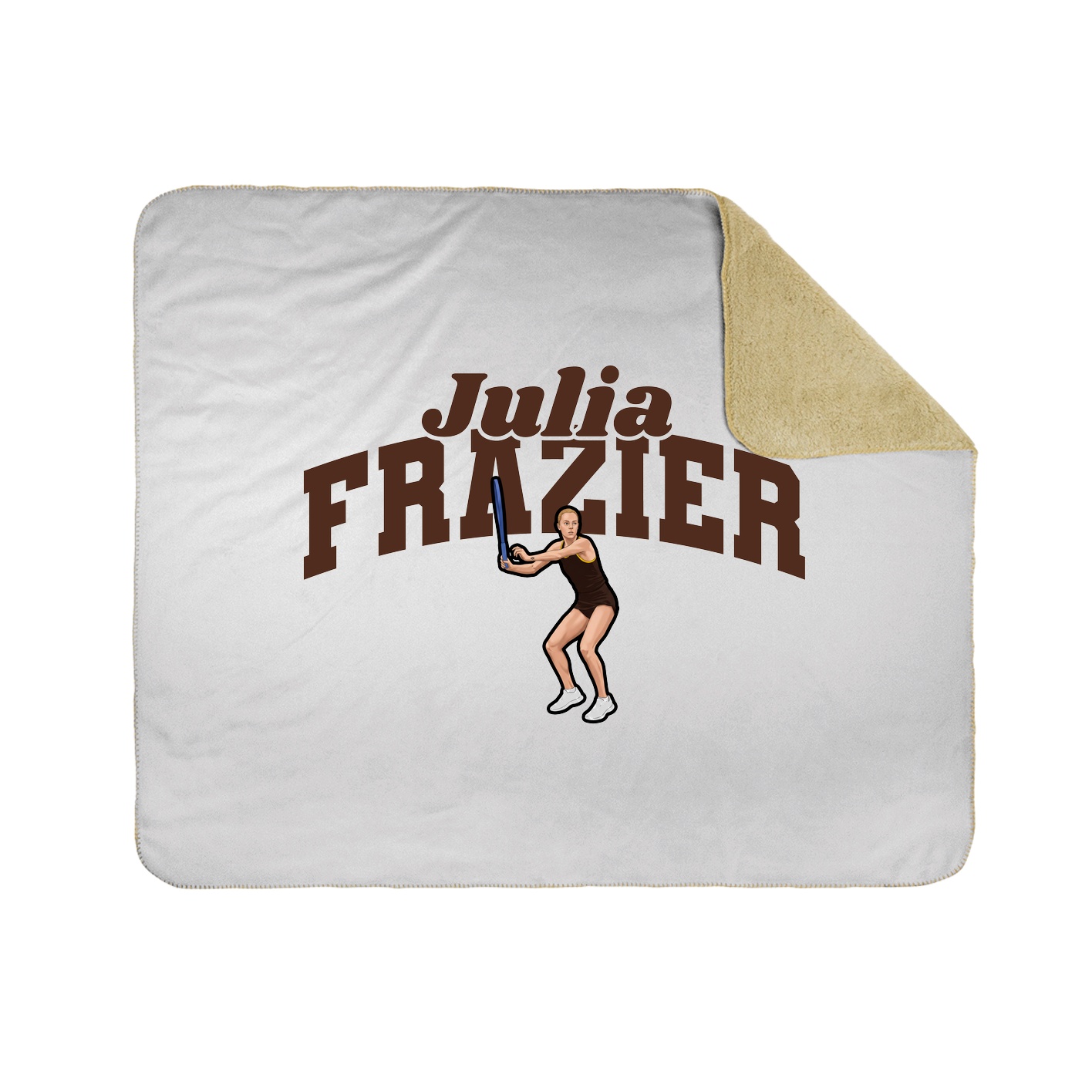 Throw Blanket — Signature Arch in White
