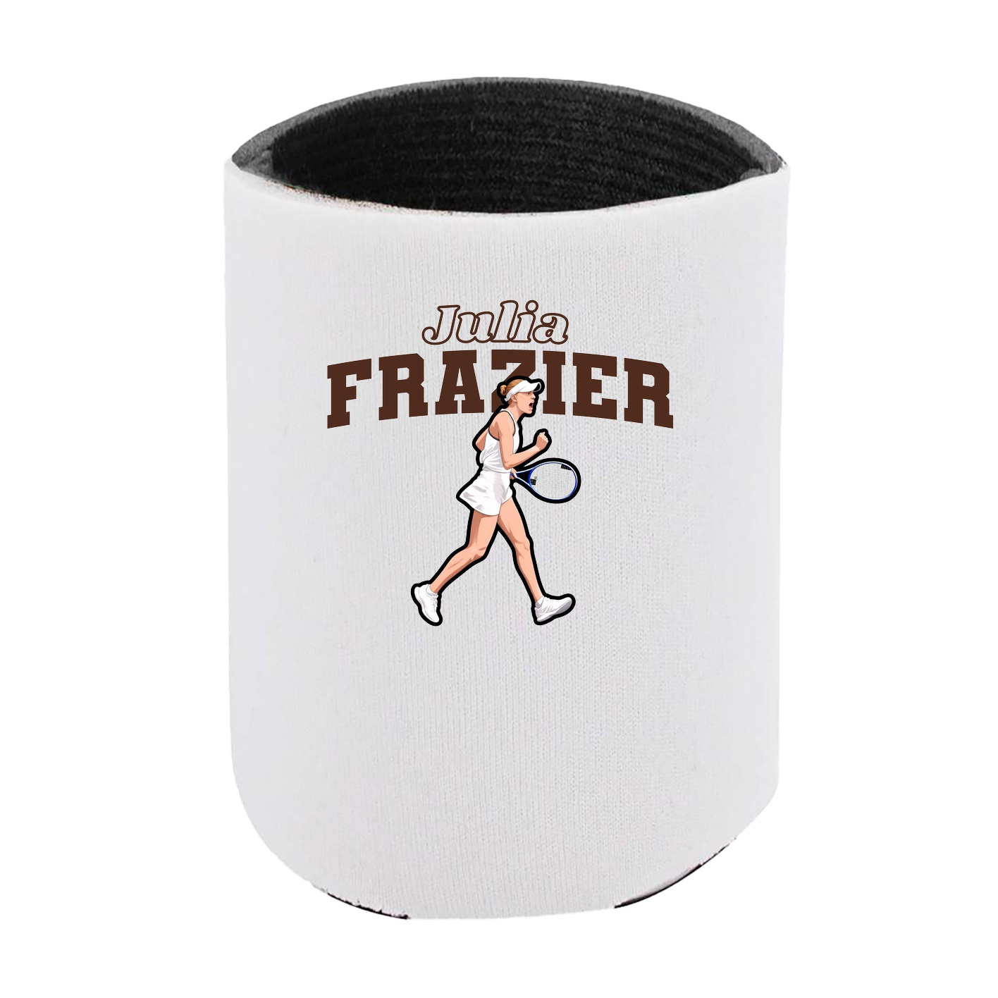 Can Holder — Name Arch in White