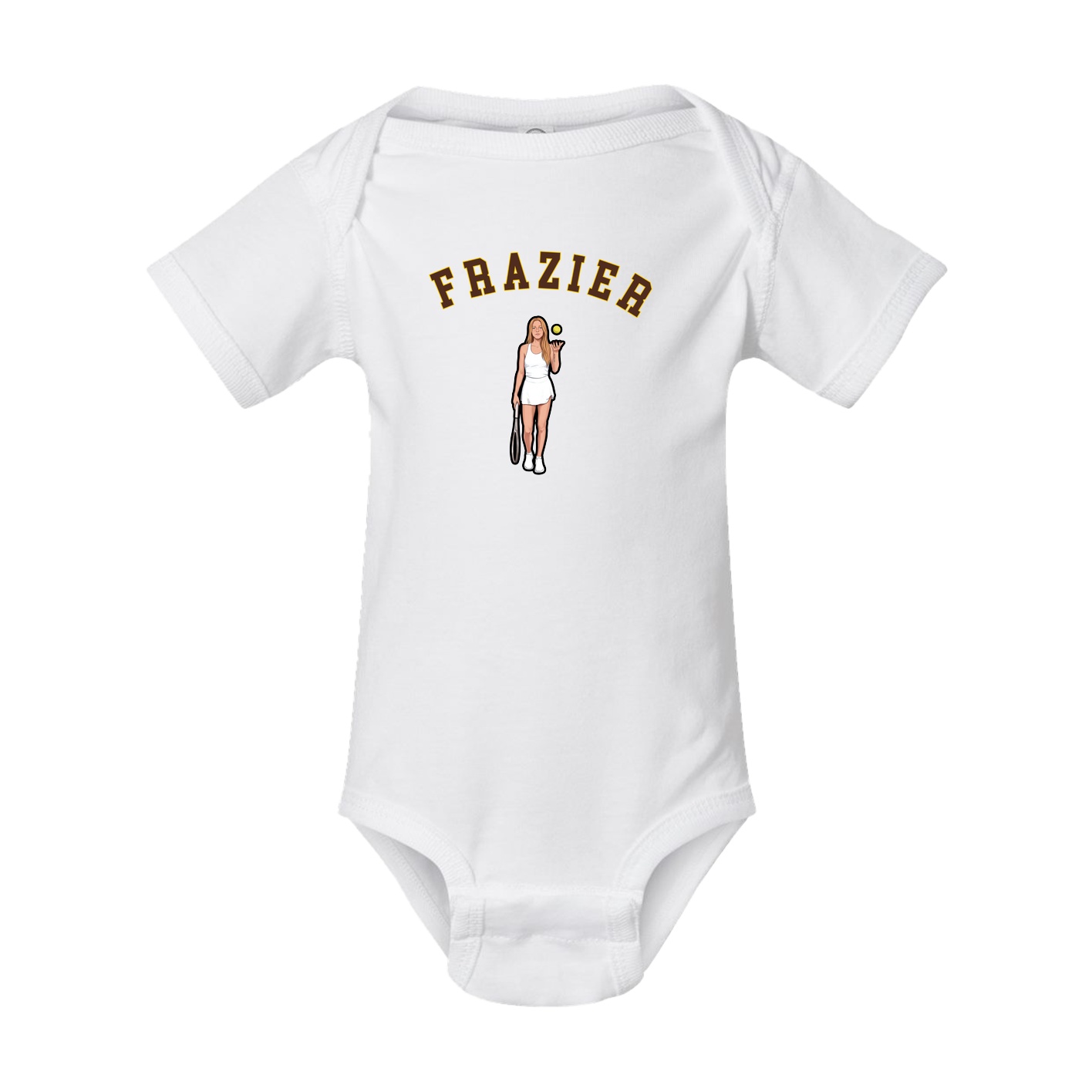 Baby Onesie — Shirsey Arch in White