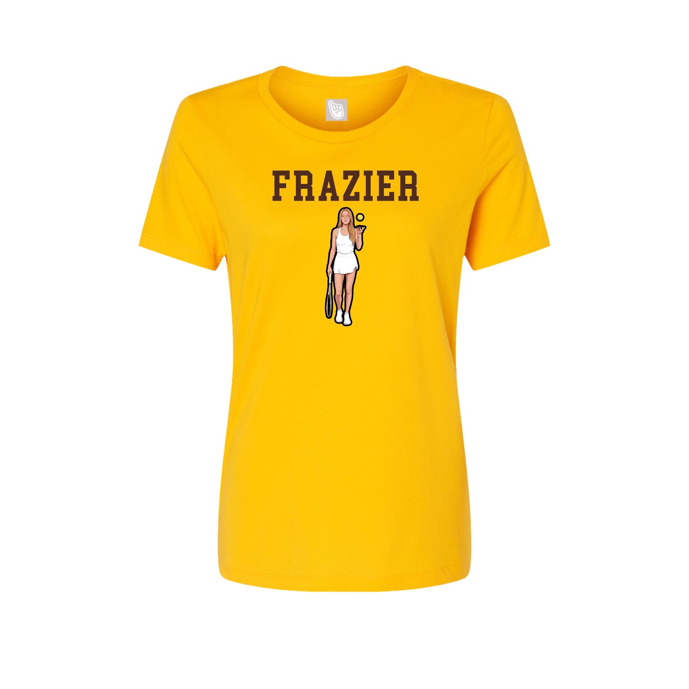 Fitted Women's Tee — Shirsey in Gold