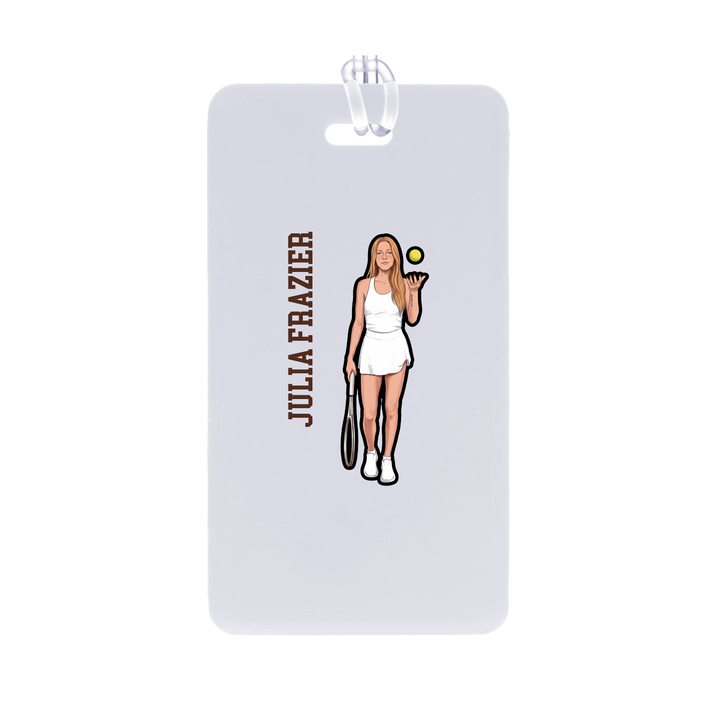 Bag Tag — Name Vertical in Classic