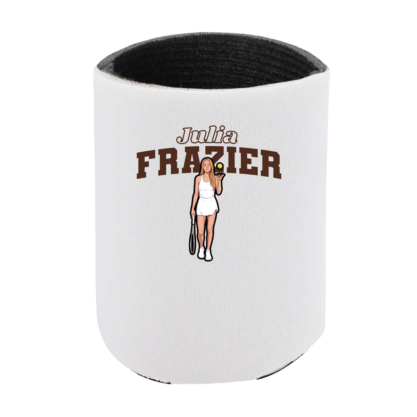 Can Holder — Name Arch in White