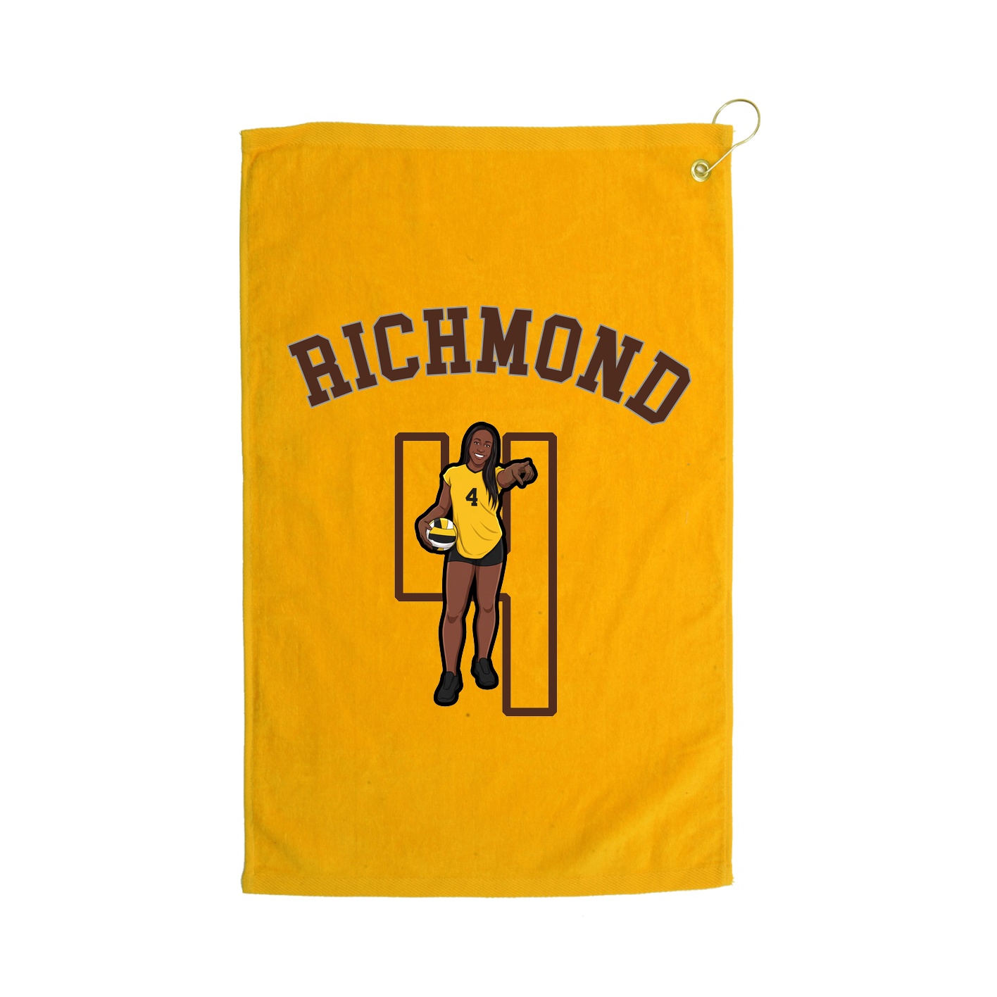 Golf Towel — Shirsey Arch in Gold