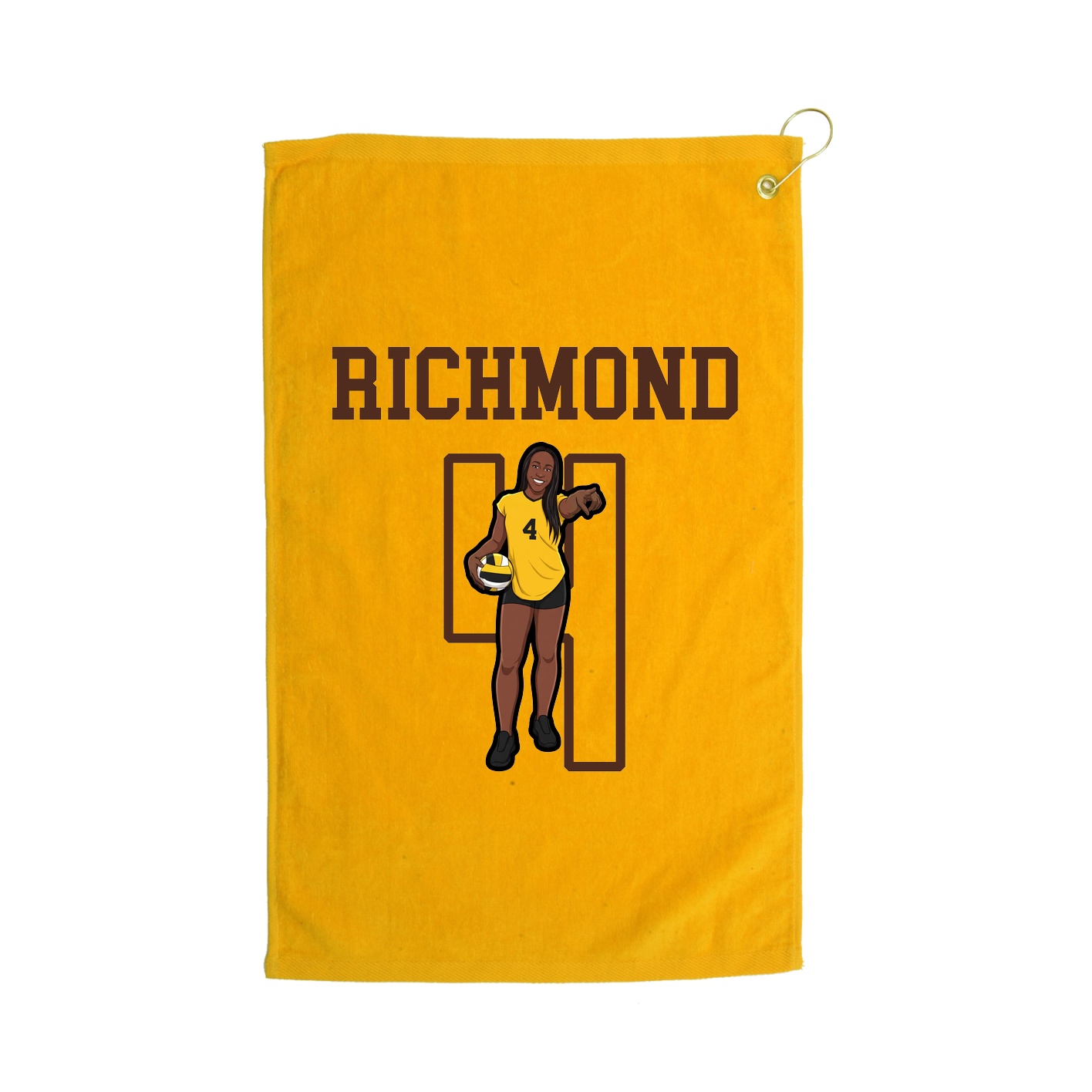 Golf Towel — Shirsey in Gold