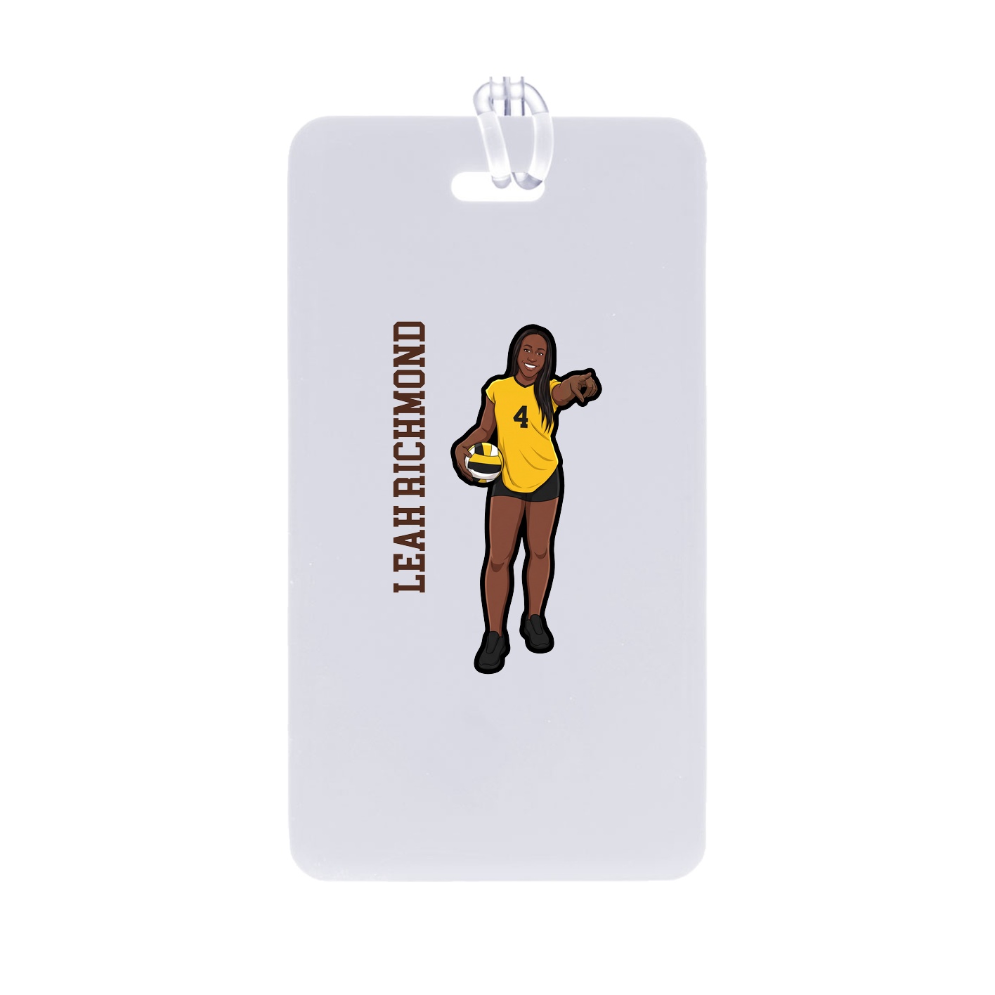 Bag Tag — Name Vertical in Classic
