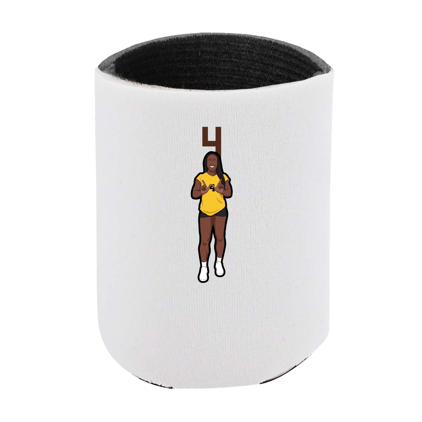 Can Holder — Number Top in White