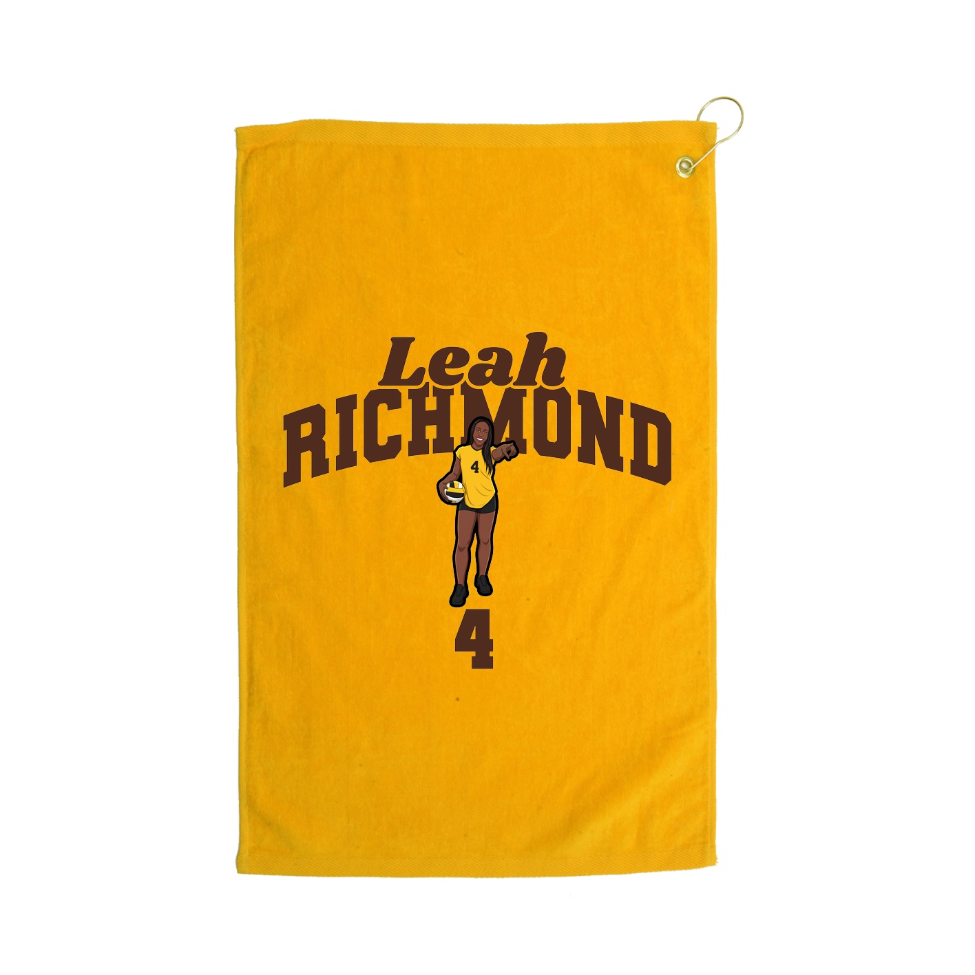 Golf Towel — Signature Arch in Gold