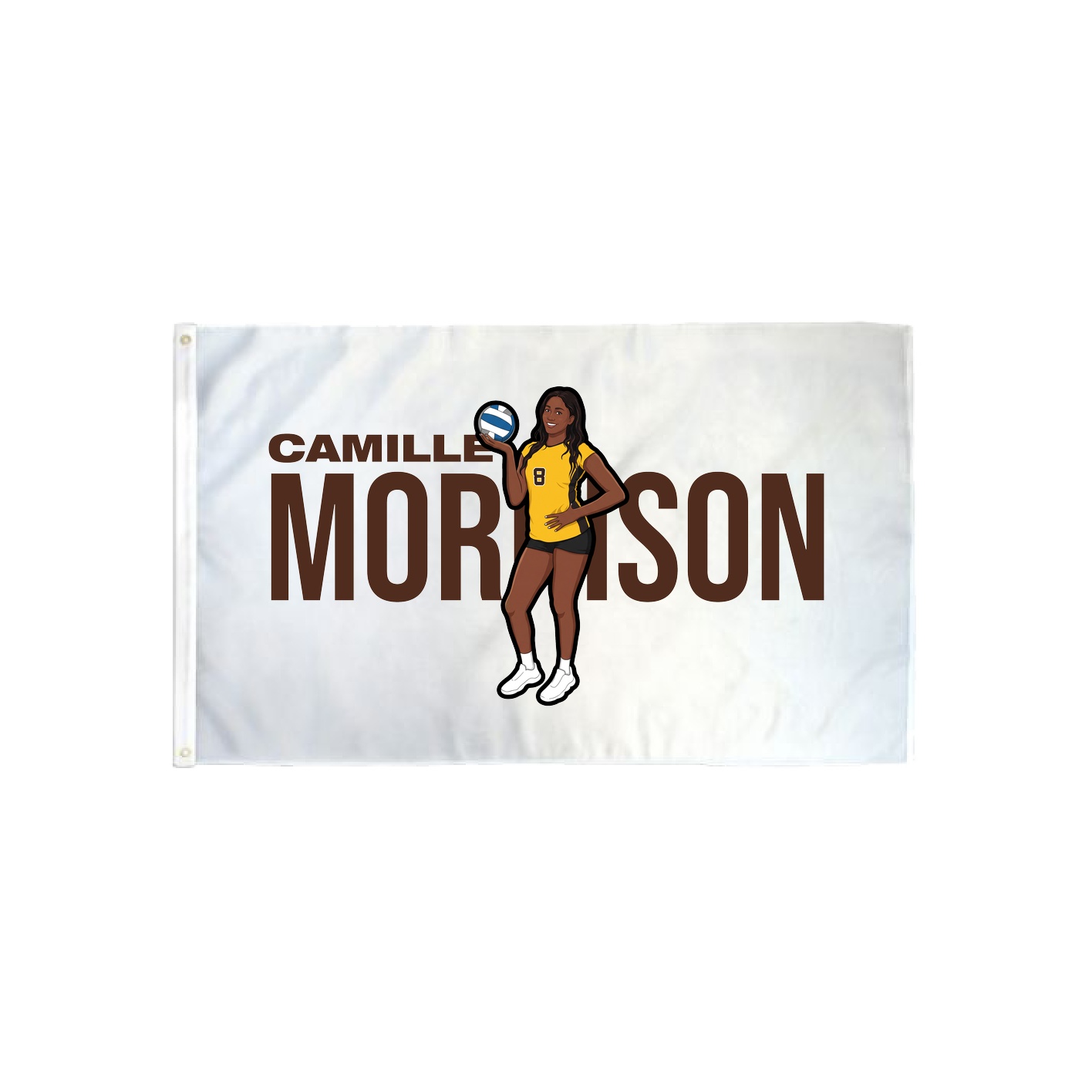 3x5 Flag — Player Name in Classic