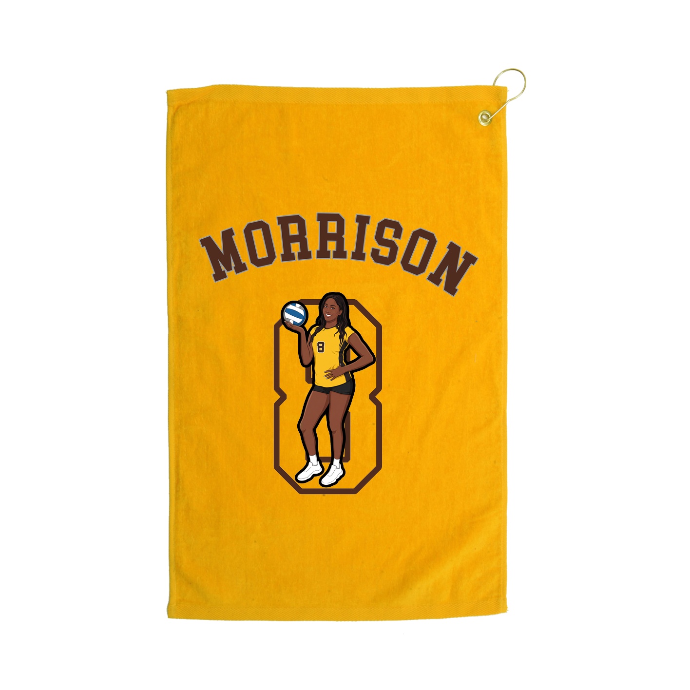 Golf Towel — Shirsey Arch in Gold